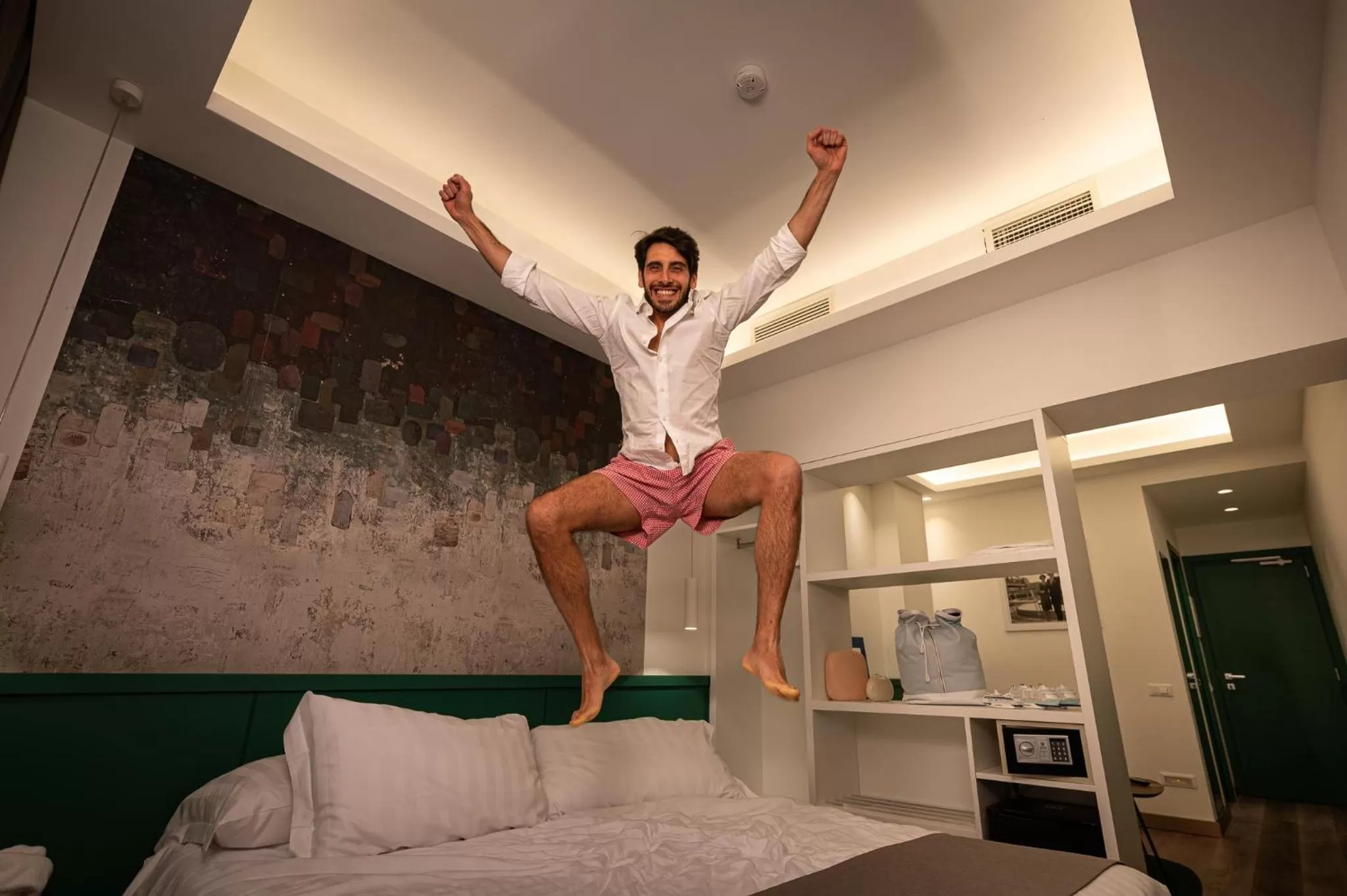 People, Bed in Smart Hotel Napoli