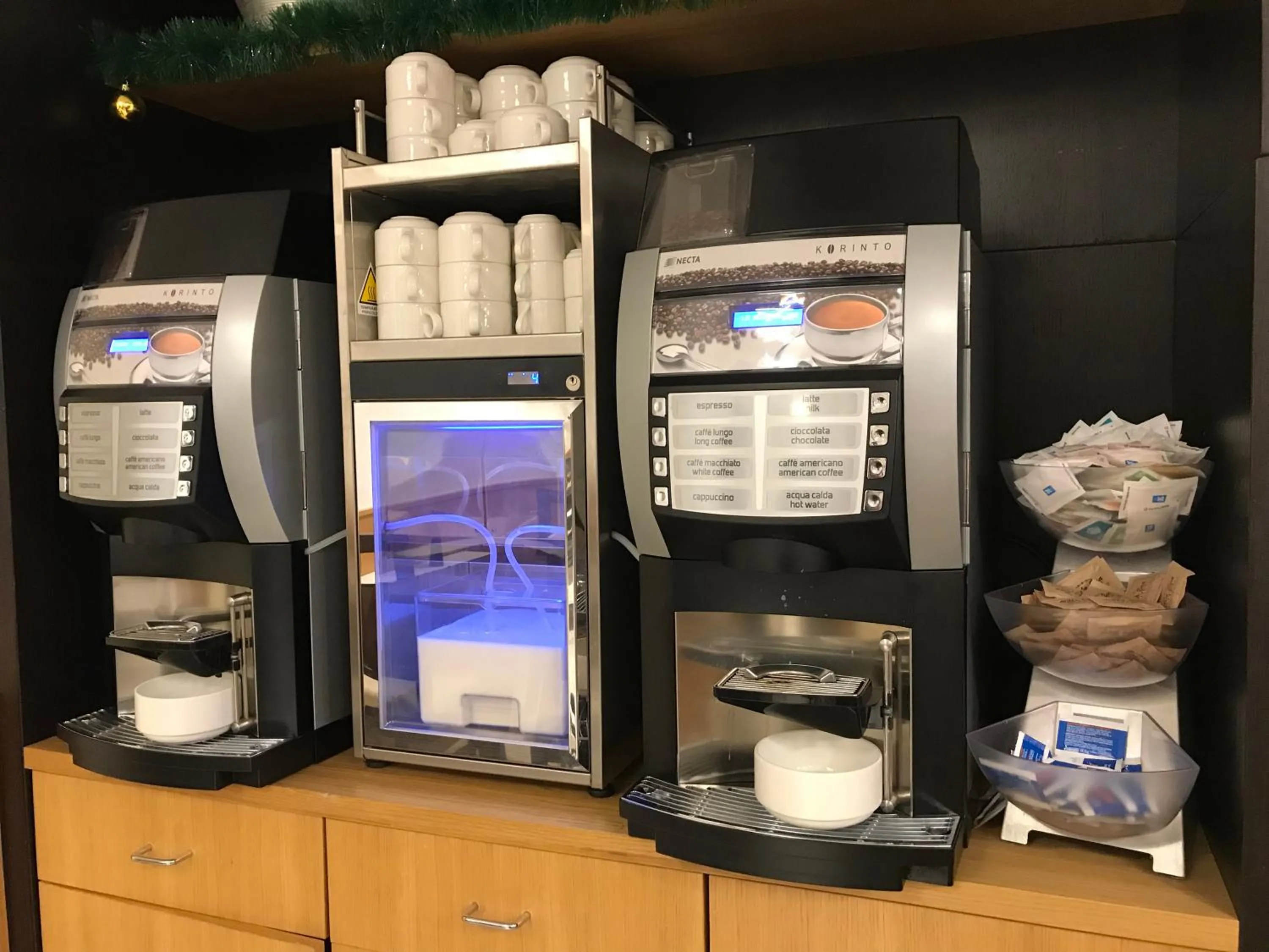 Buffet breakfast in Villa Eva Hotel