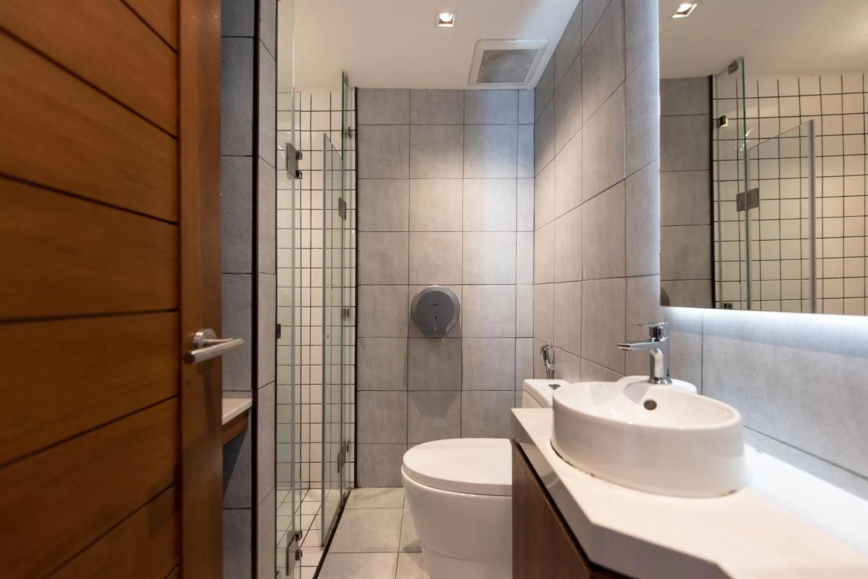 Toilet in Botanic Service Room at Impact Muangthongthani - SHA Certified