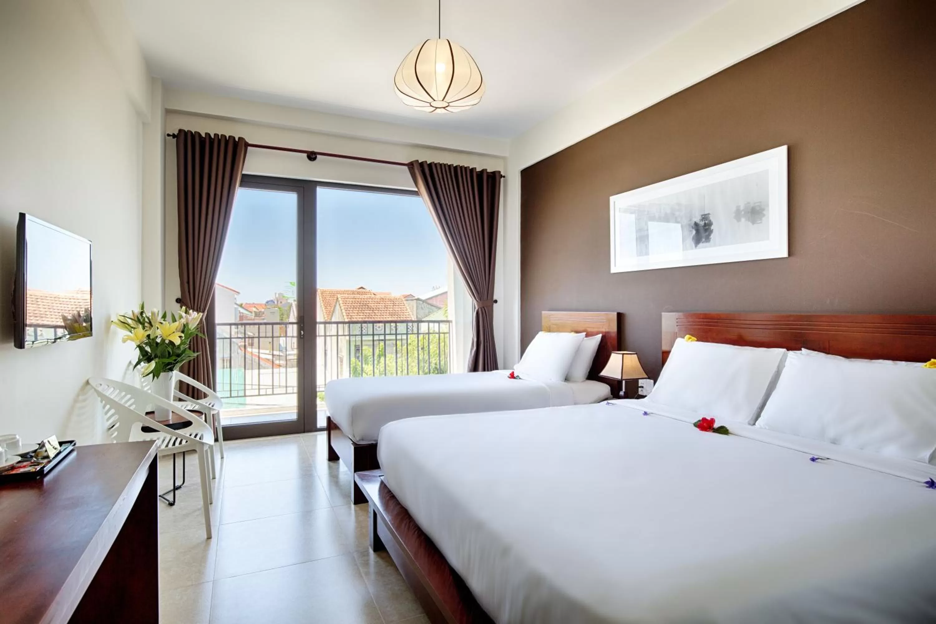 Photo of the whole room, Bed in Hoi An Green Apple Hotel