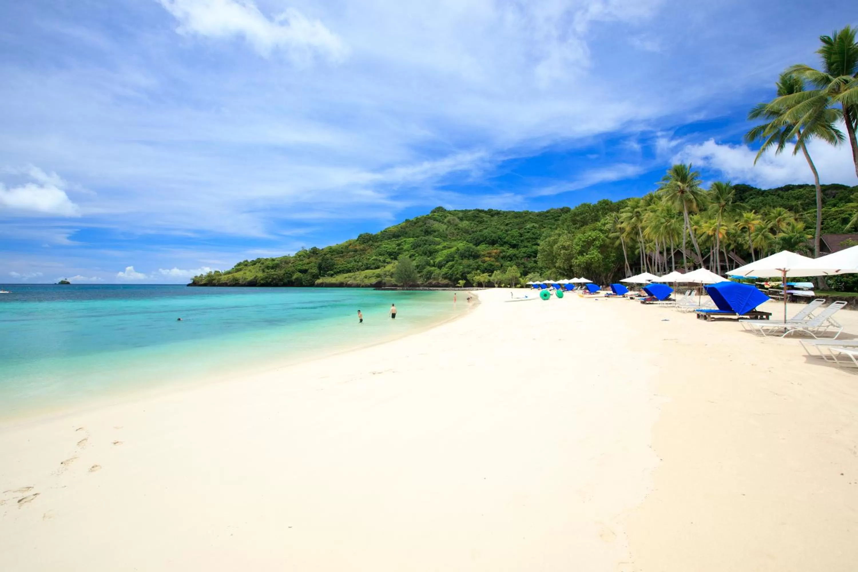 Property building, Beach in Palau Pacific Resort