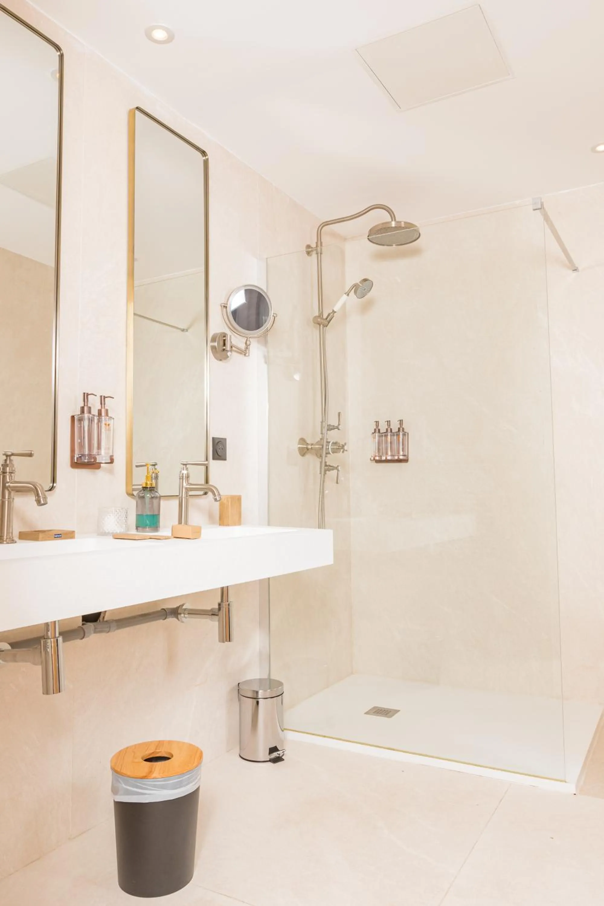 Shower in Hôtel Le Saint Remy & Spa