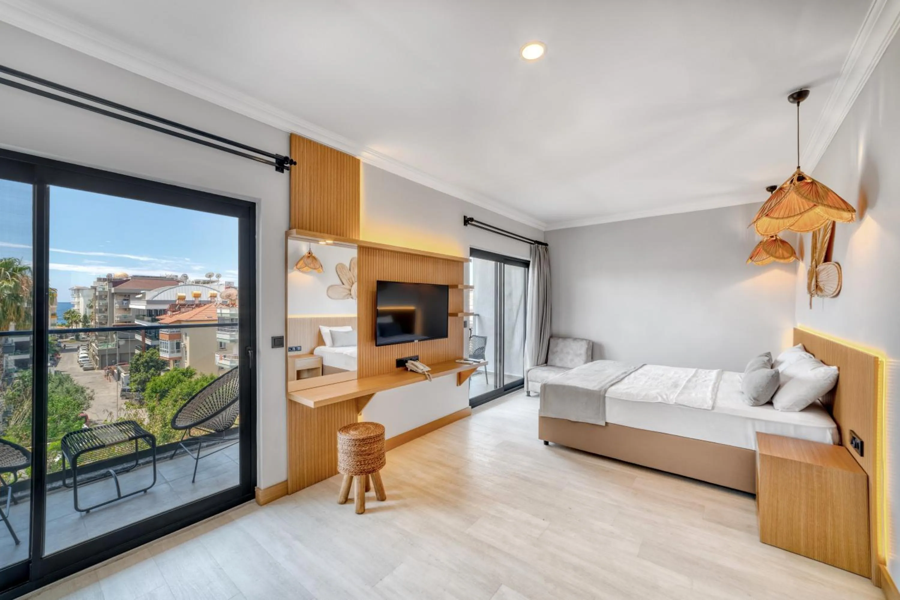 Bed in Hildegard Hotel