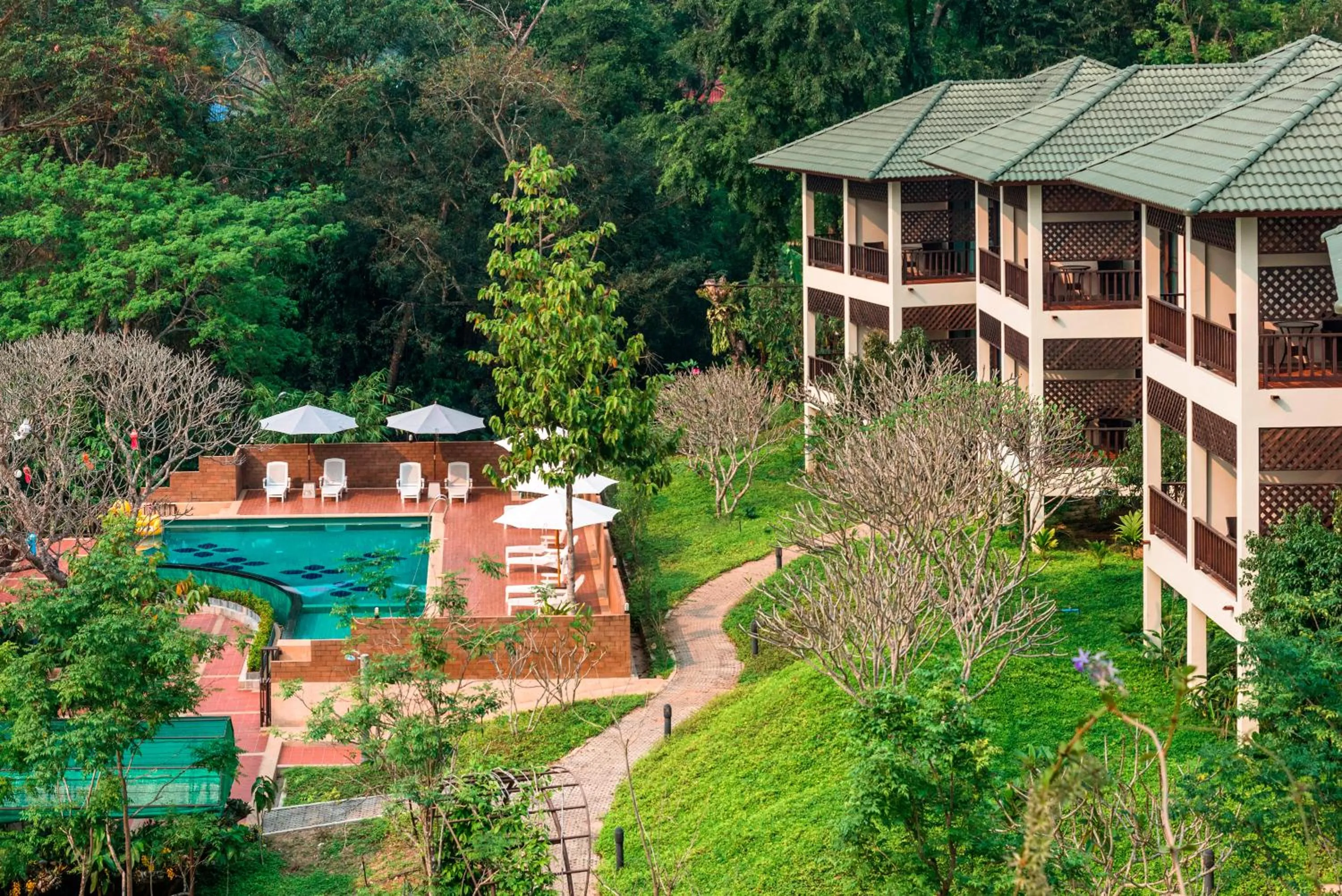 Garden view in Bansaeo Garden and Resort