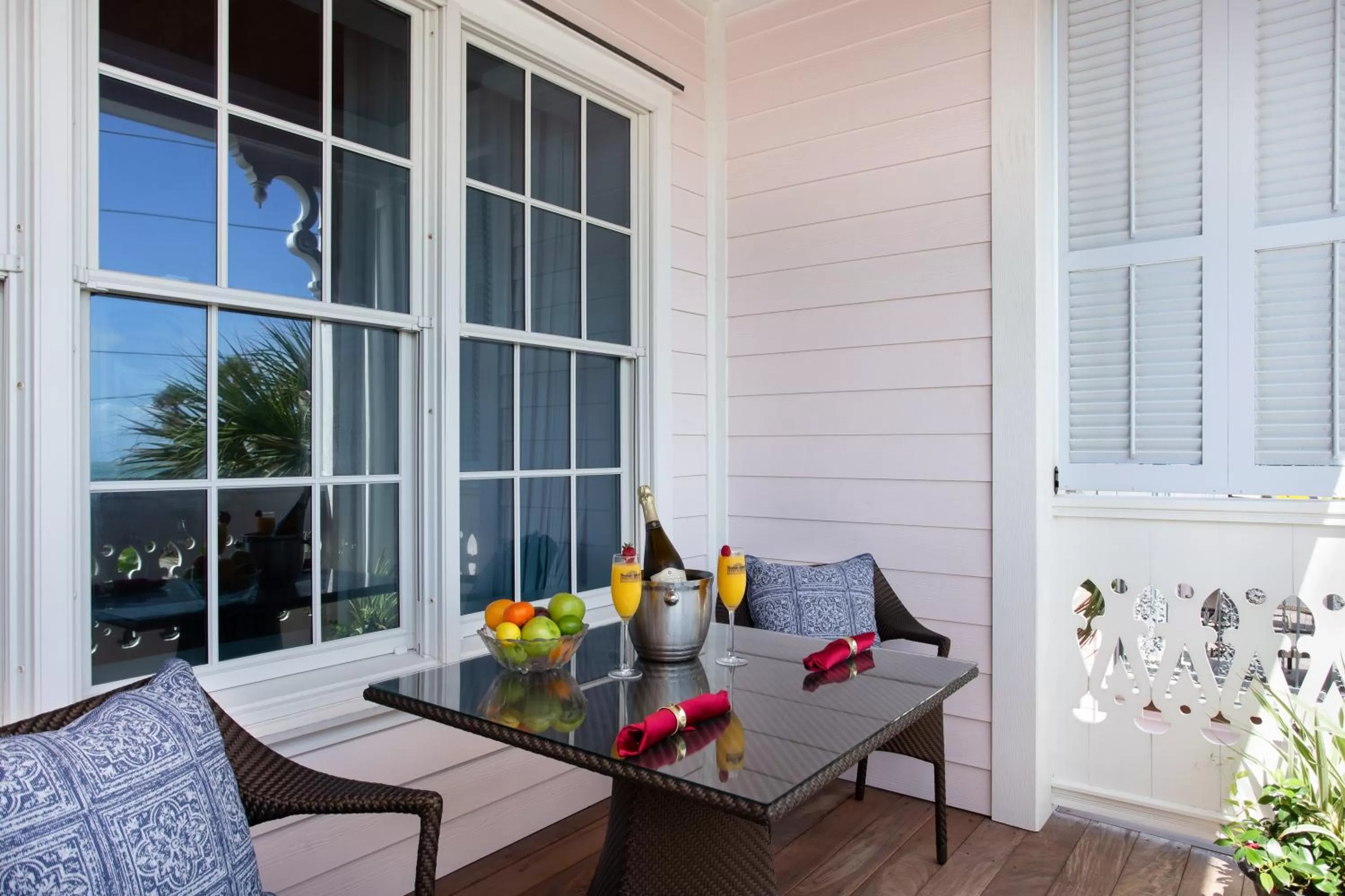 Balcony/Terrace in Port d'Hiver Bed and Breakfast