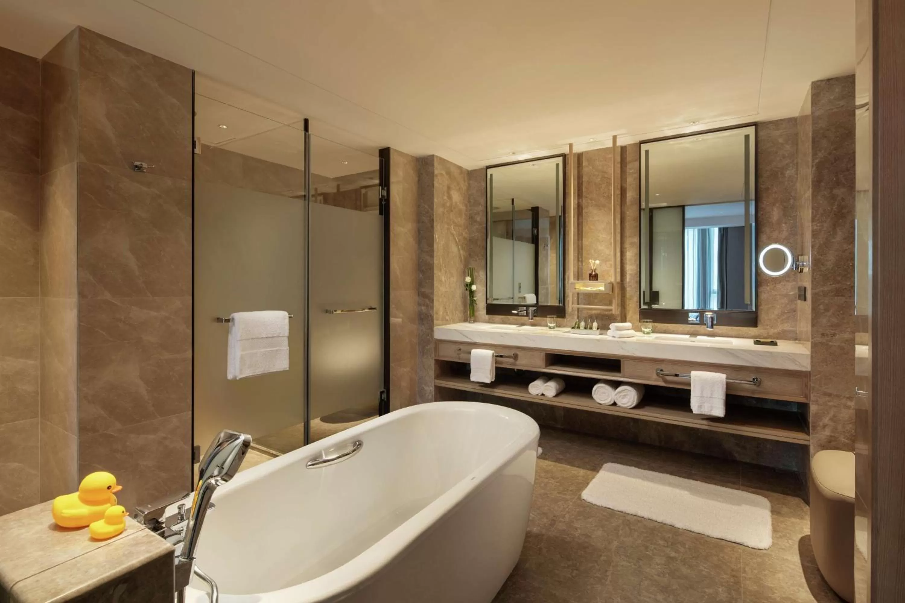 Bathroom in Hilton Chengdu Chenghua - Close to Panda Base and Chunxi Road
