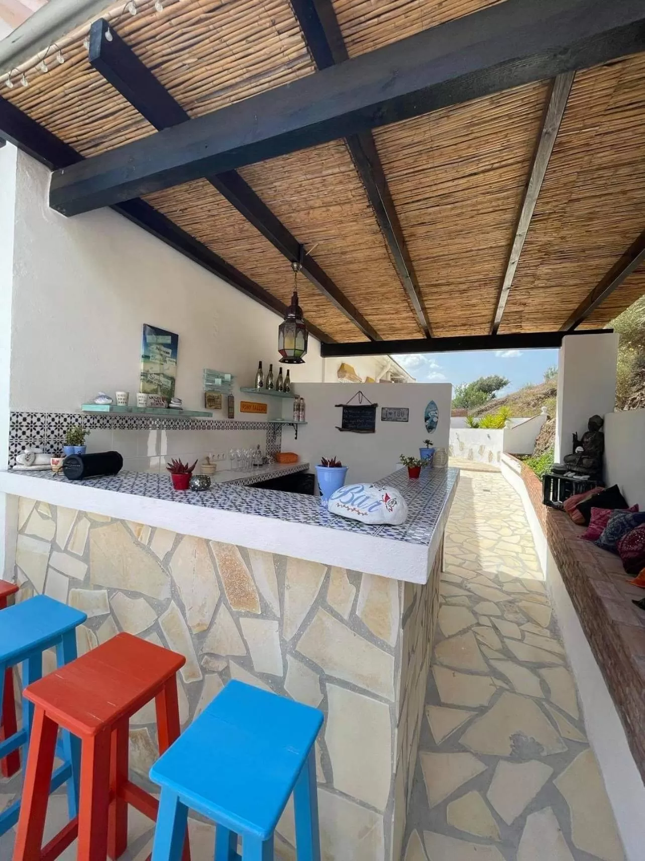 Kitchen/Kitchenette in Casira, studios en kamers,Viñuela, Costa Del Sol
