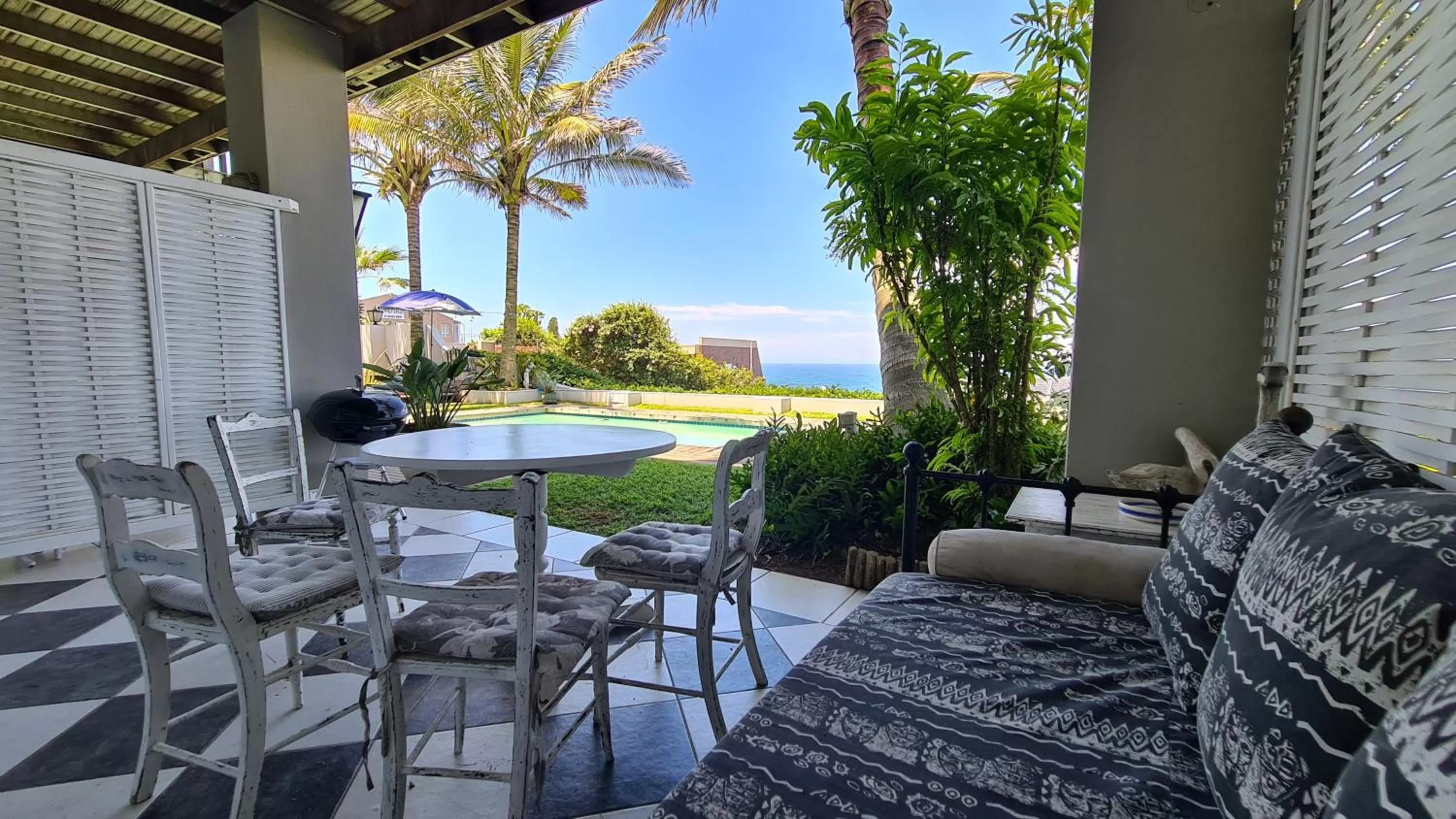 Patio in Shaka's Seat Guesthouse