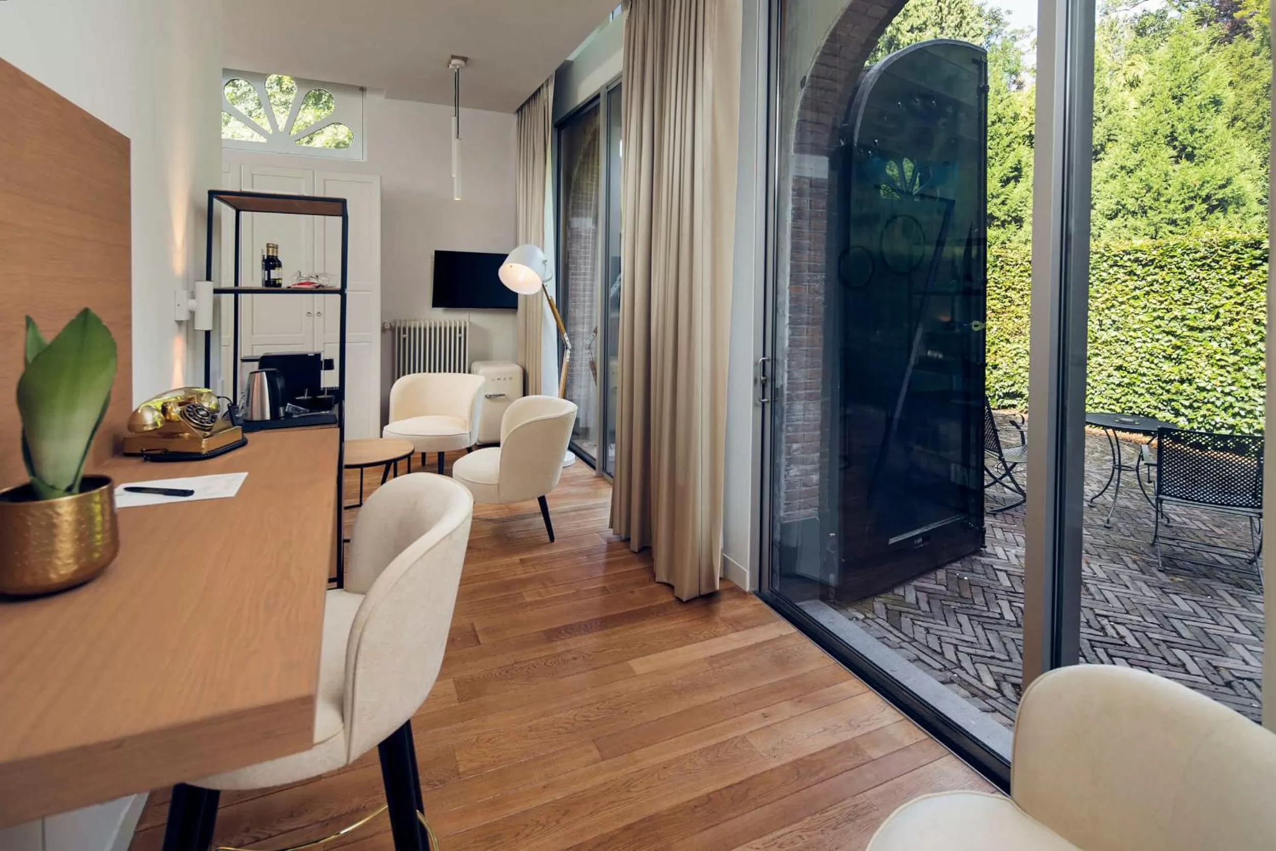 Seating area in Landgoed Groot Warnsborn