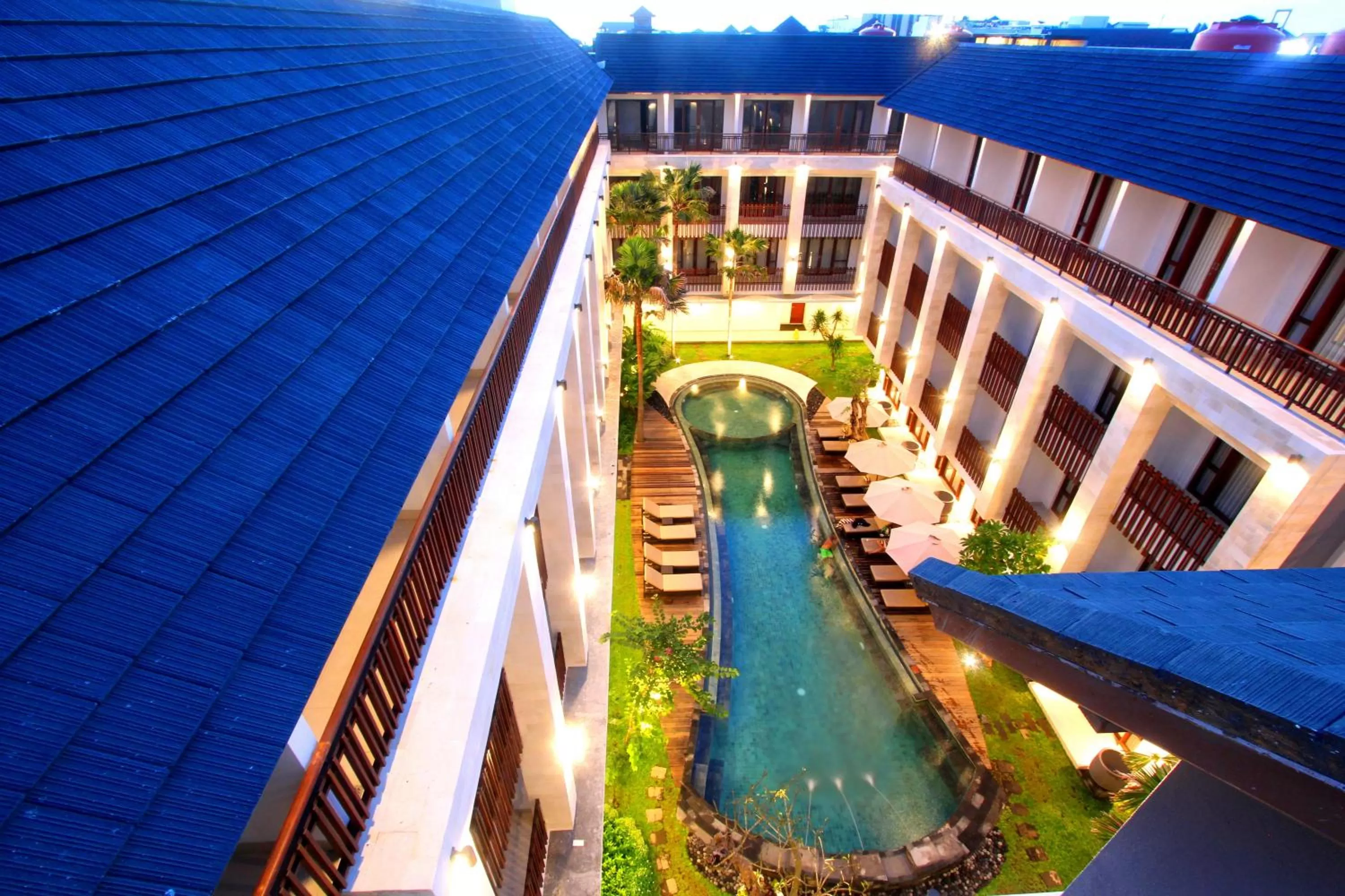 Swimming pool in Grand La Walon Hotel