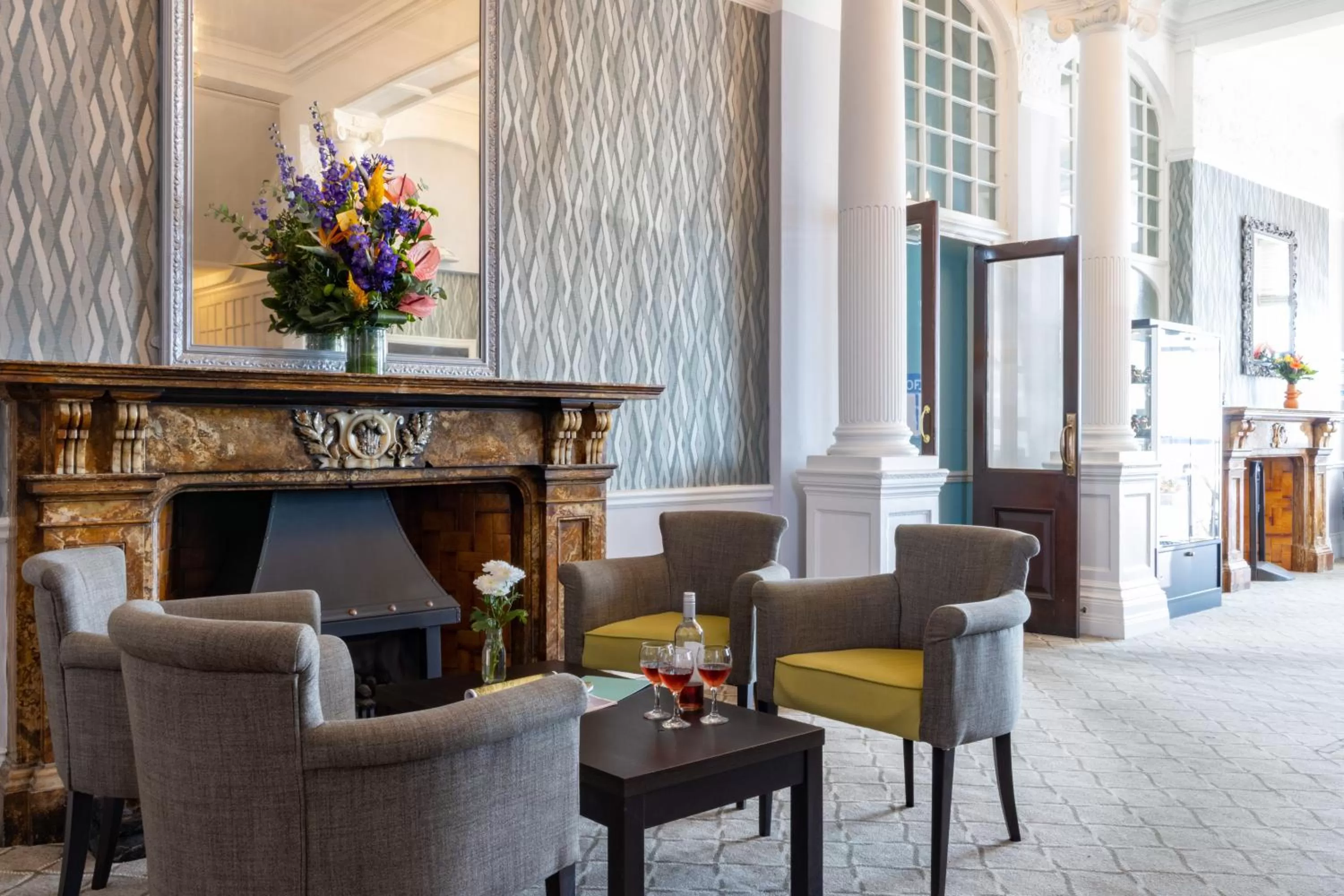 Lobby or reception in The Royal Hotel Weymouth