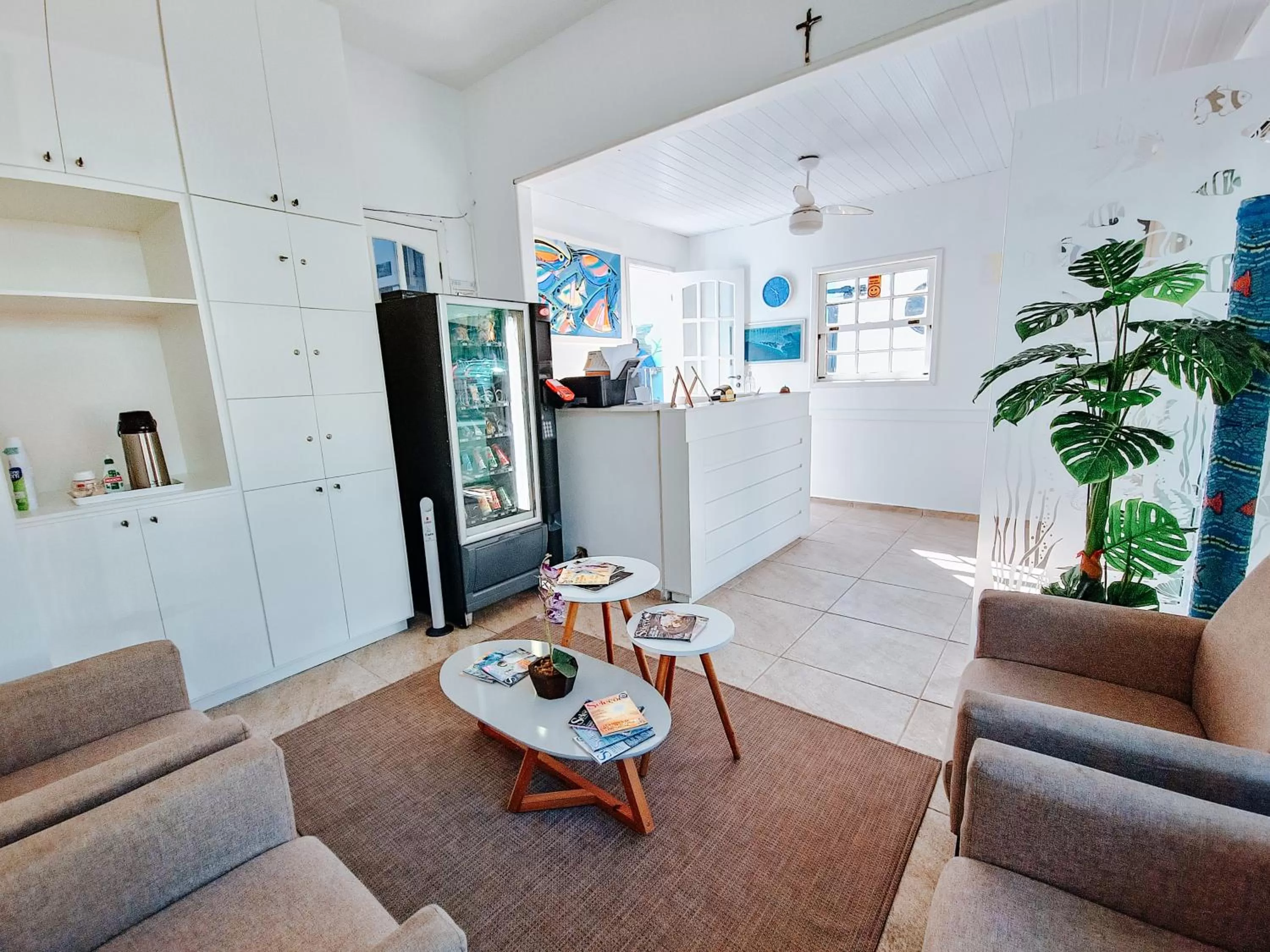 Lobby or reception in Pousada Água Marinha