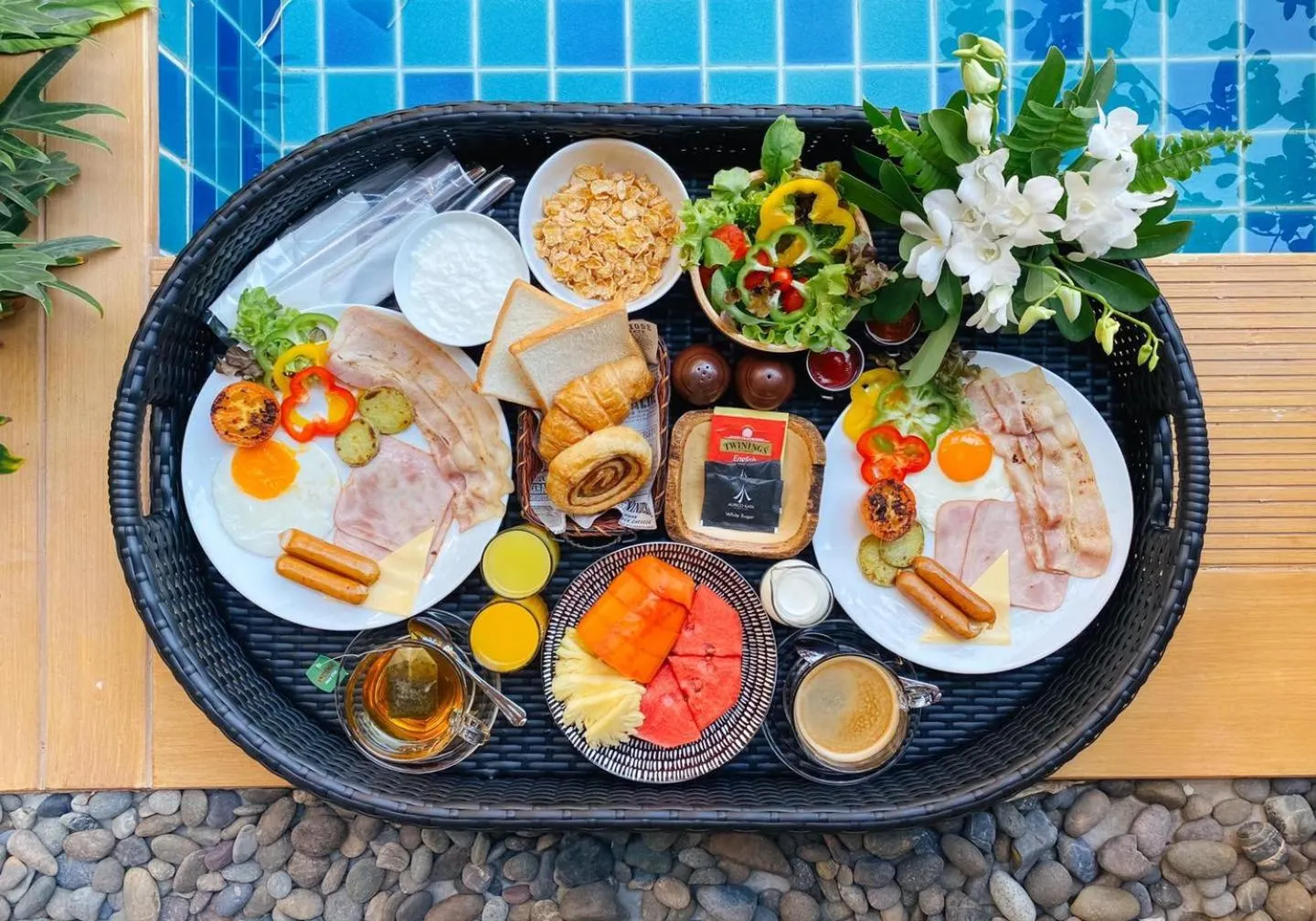 American breakfast in Aurico Kata Resort & Spa - SHA Extra Plus