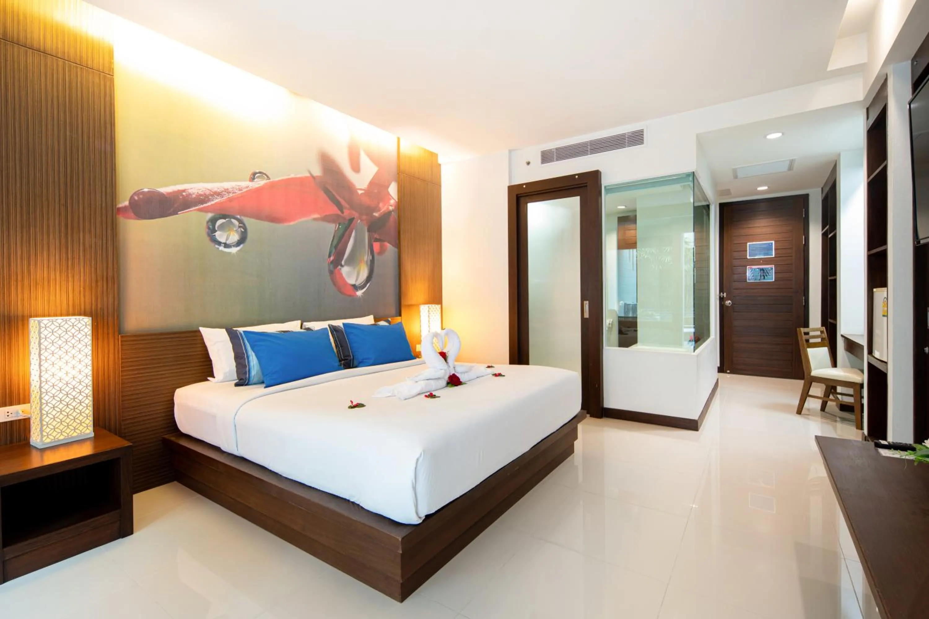 Bedroom, Bed in A2 Pool Resort - SHA Plus