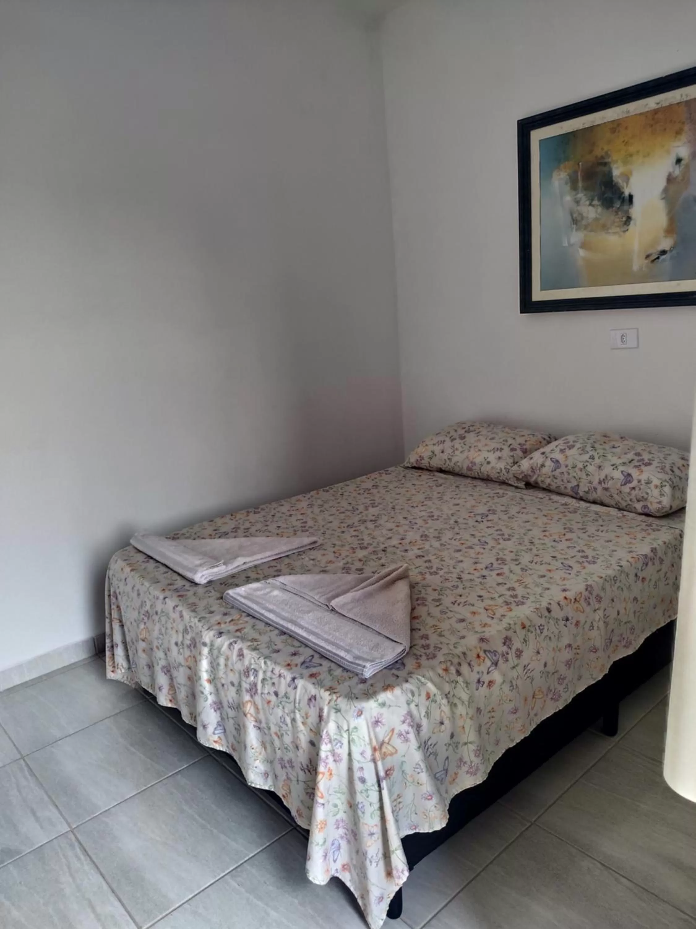 Bed in Pousada Na Praia Ubatuba