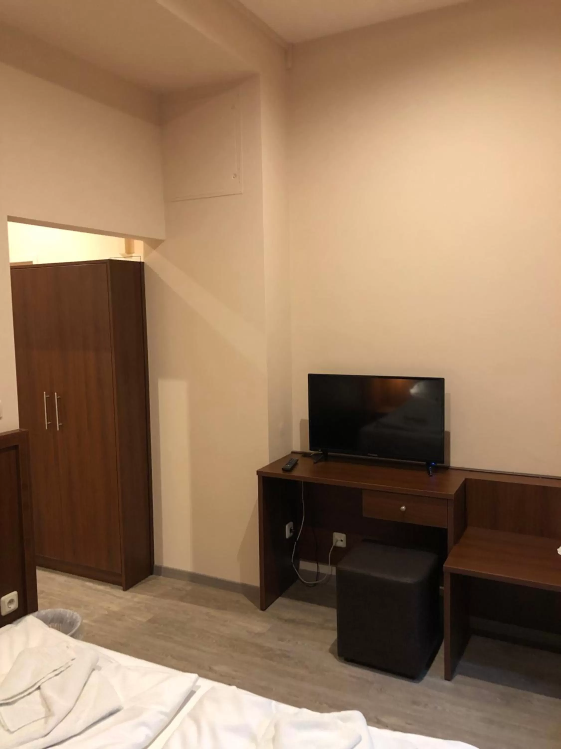 Bed in Hotel Poseidon