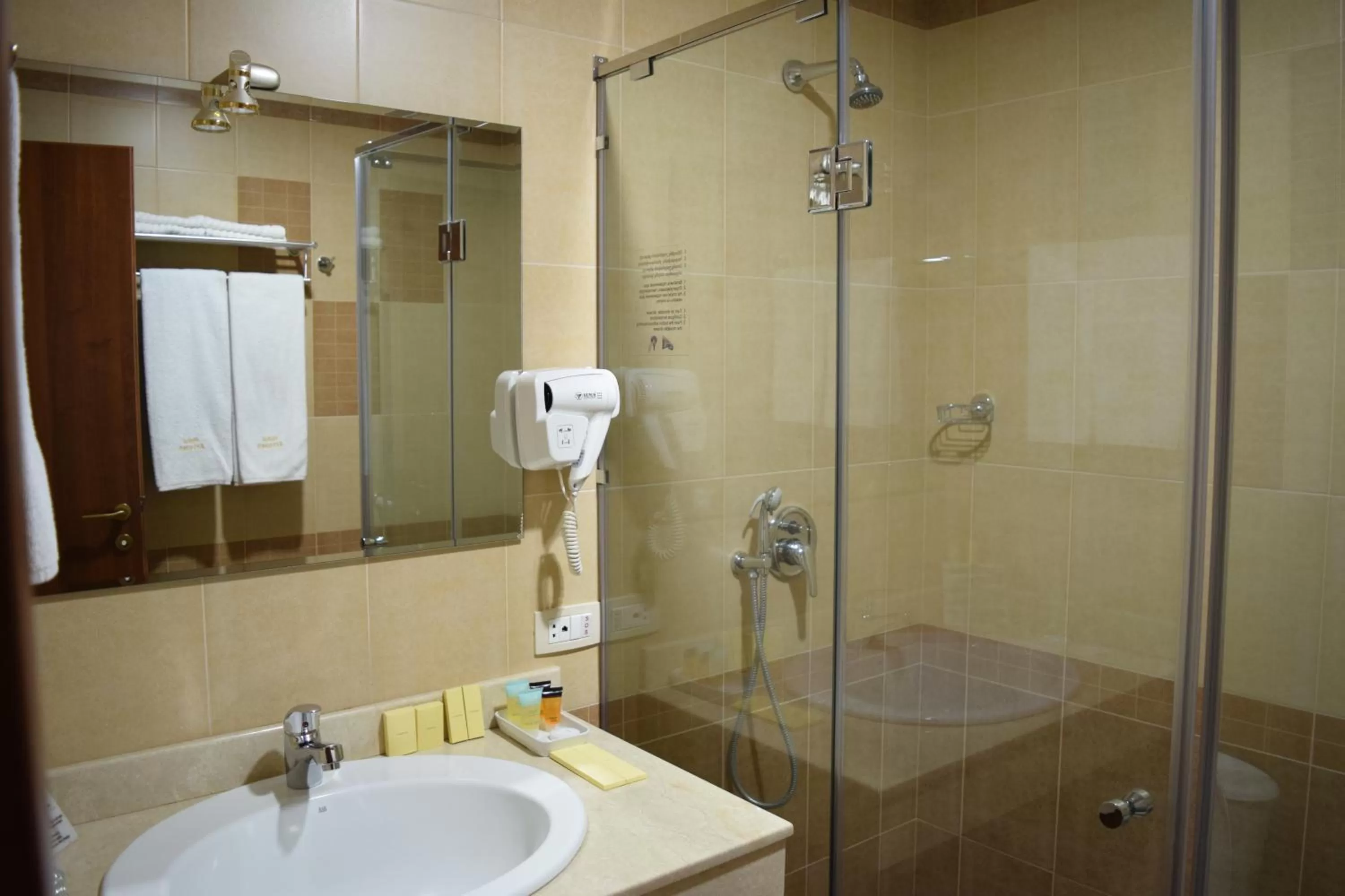 Shower in Artsakh Hotel