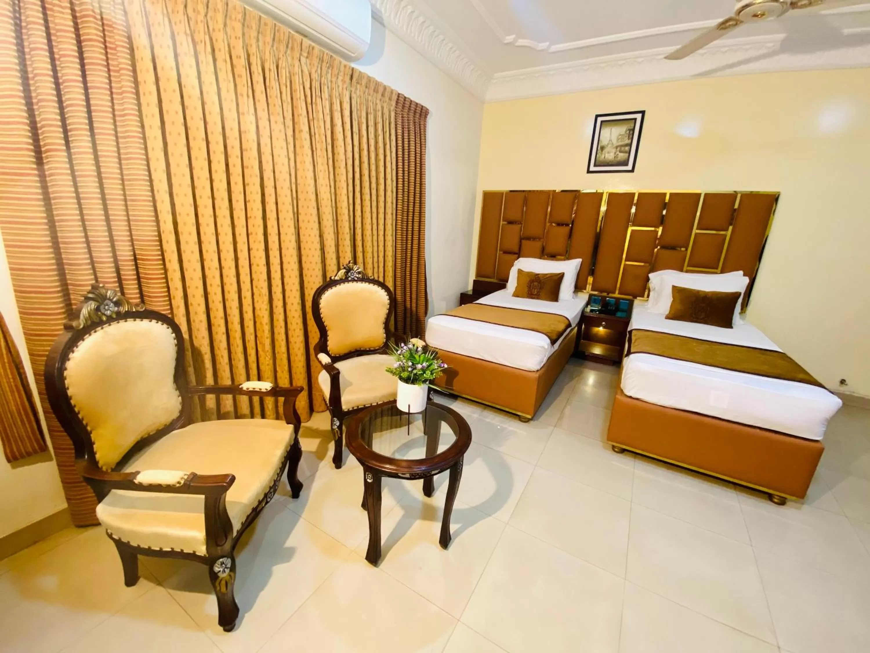 Seating Area in World Inn Karachi