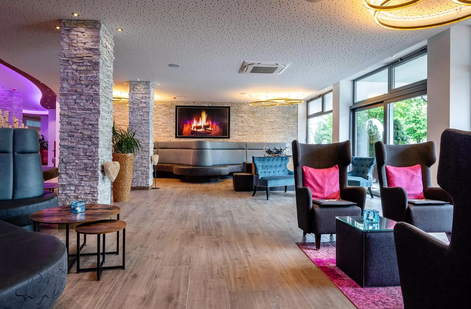 Lobby or reception in AVALON Hotel Bad Reichenhall