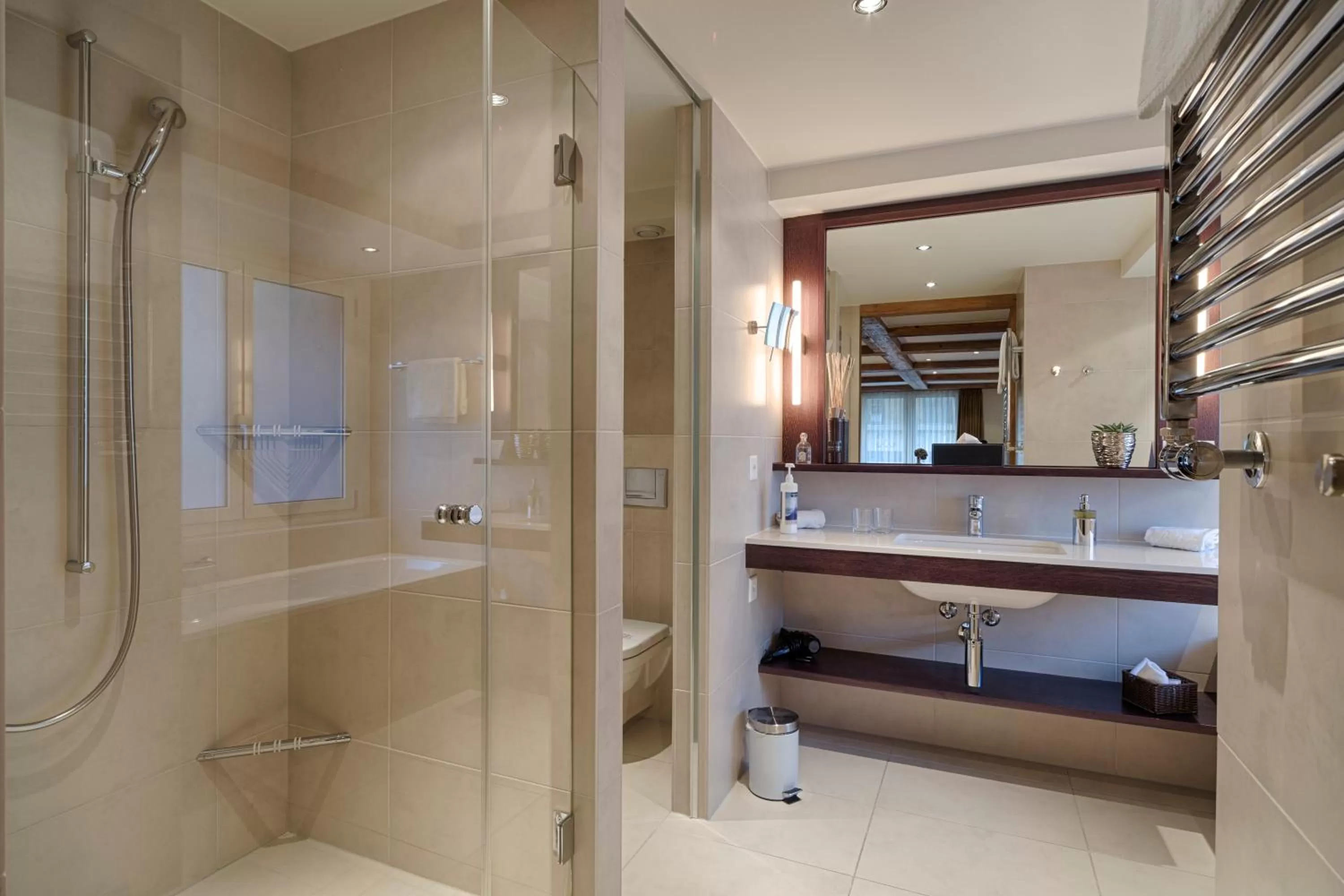 Bathroom in Bernerhof Swiss Quality Hotel Gstaad