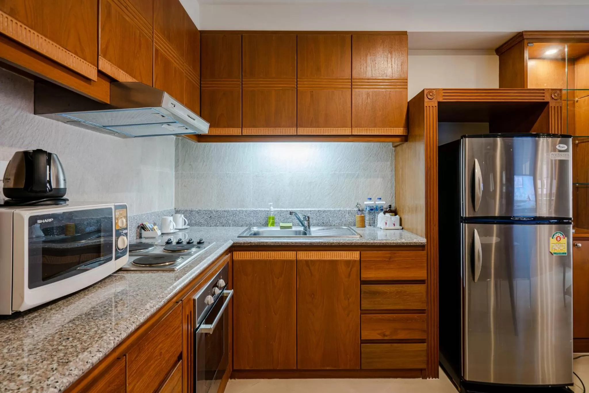 Kitchen or kitchenette in Whitehouse Condotel