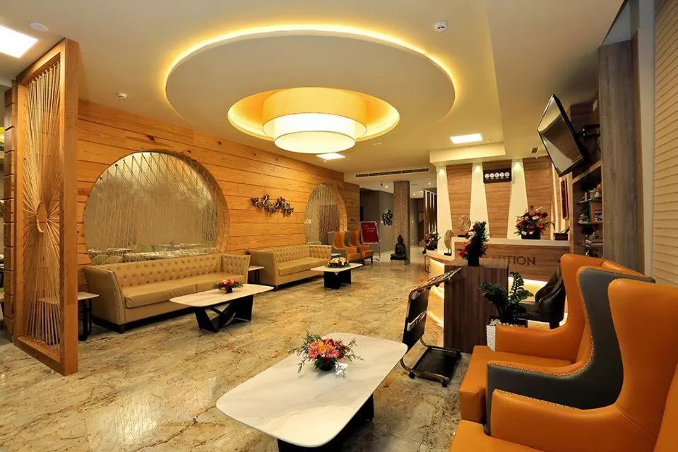 Lobby or reception in Hotel New York Square