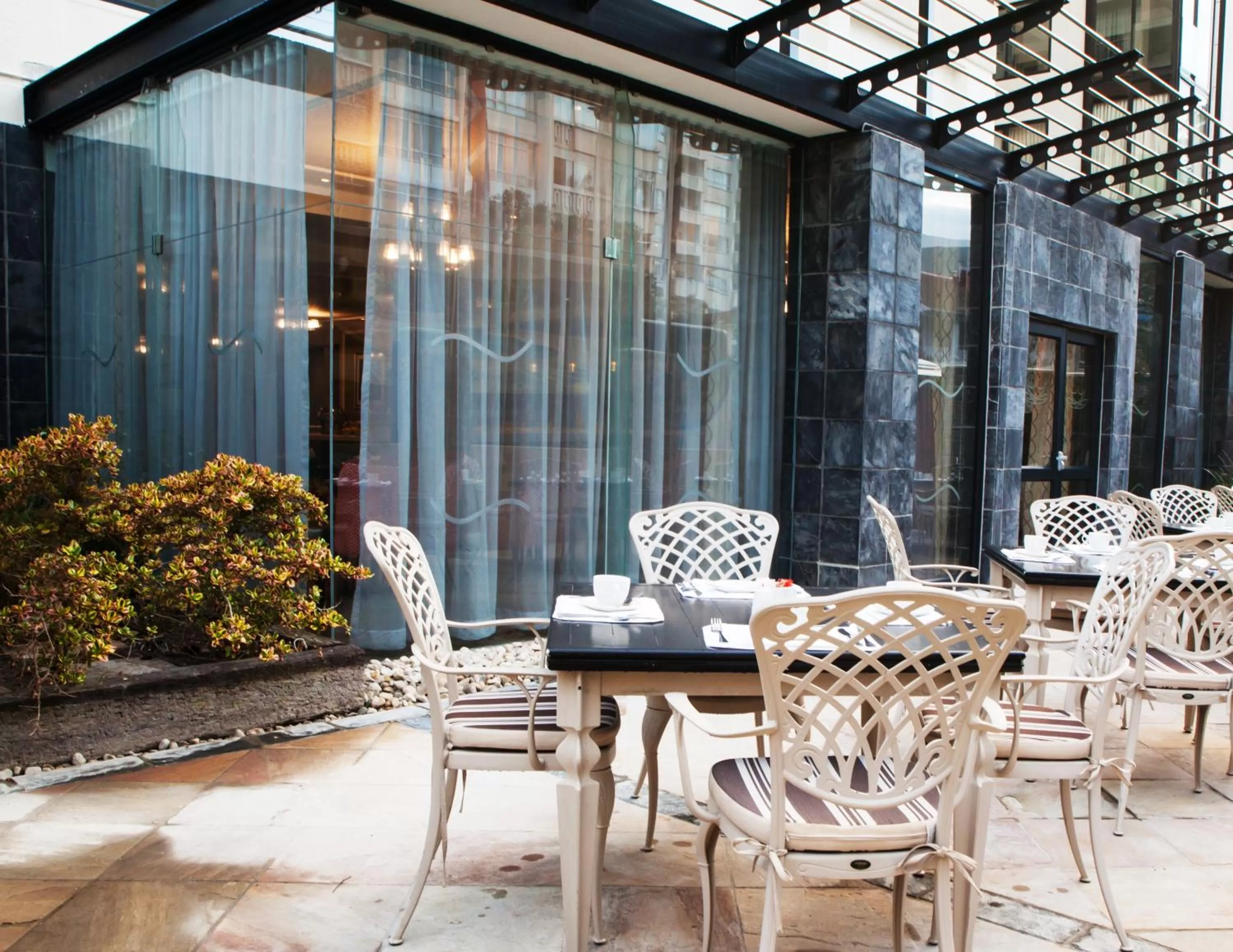 Patio in Premier Hotel Cape Town