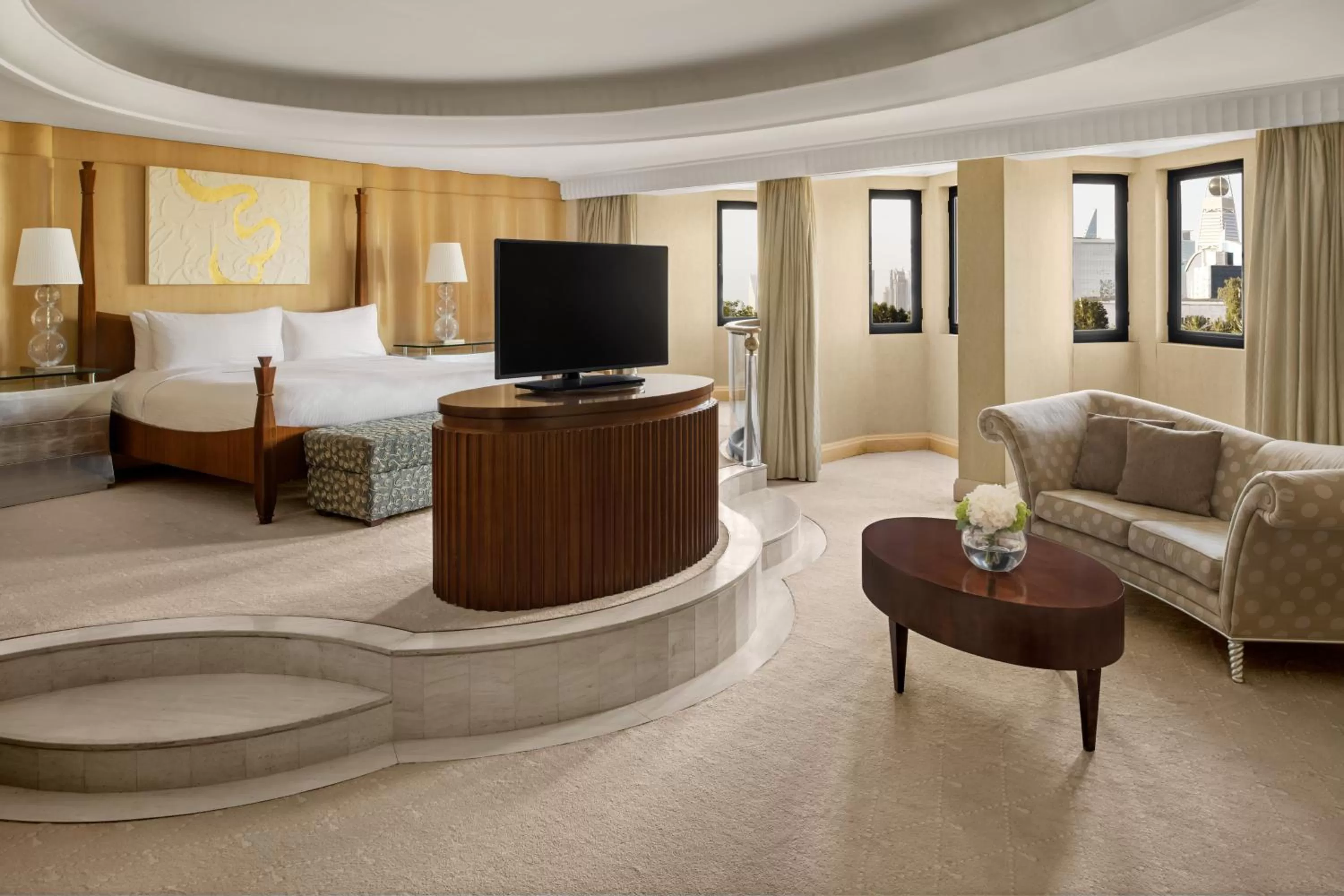 Communal lounge/ TV room in InterContinental Riyadh, an IHG Hotel