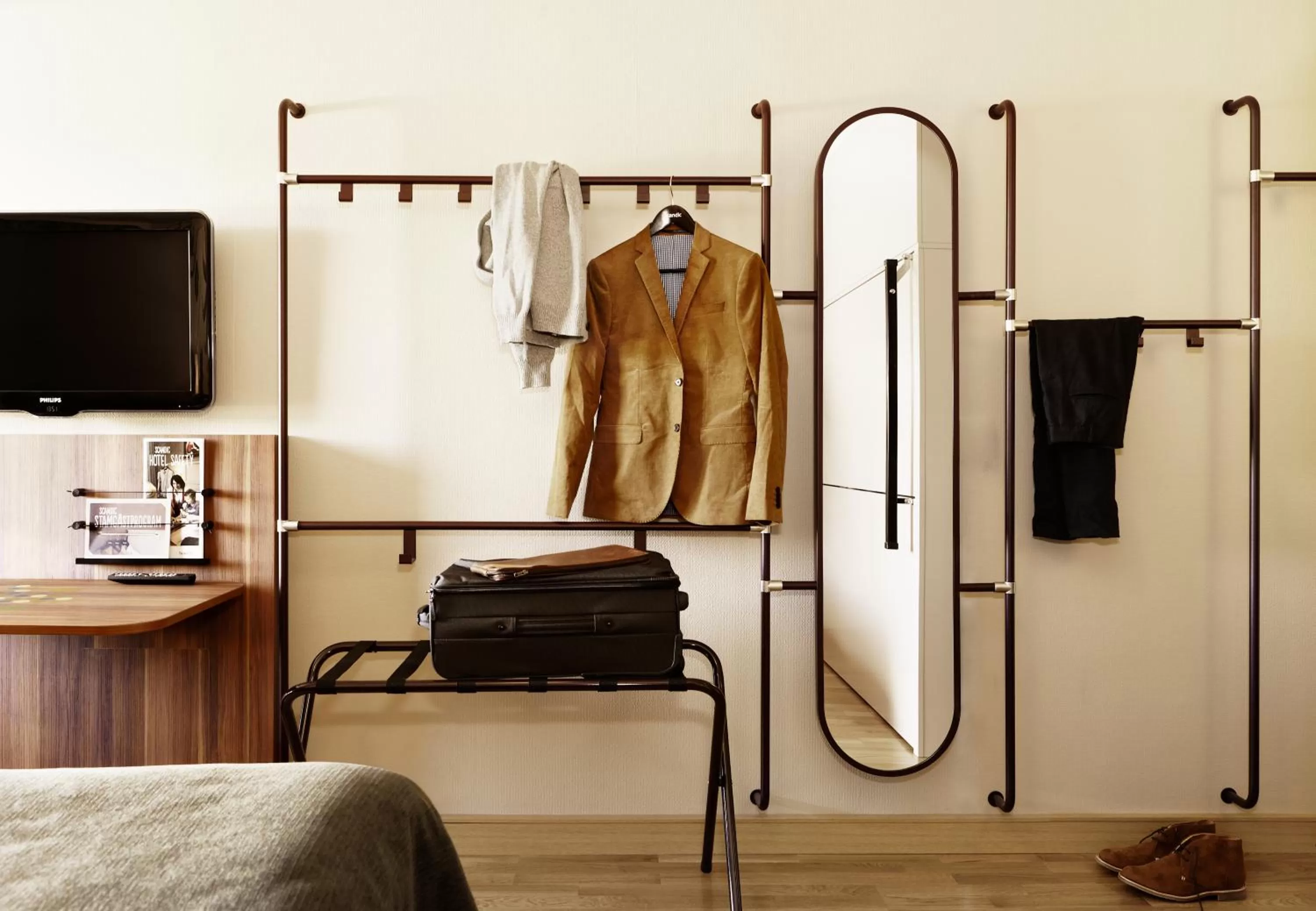 wardrobe in Scandic Uppsala Nord