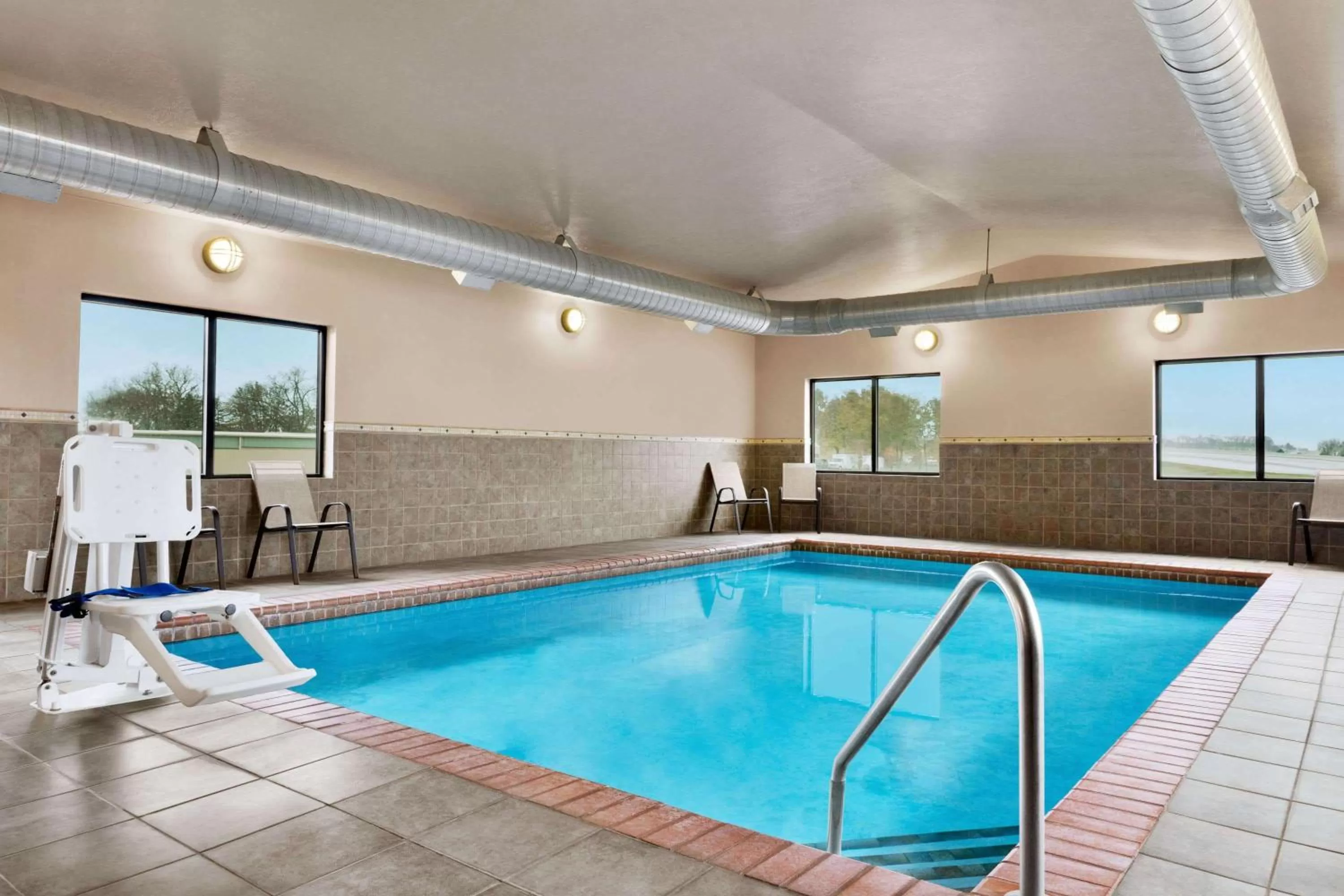 Pool view in Baymont by Wyndham Sioux Falls North,I-29,Russell St, Airport