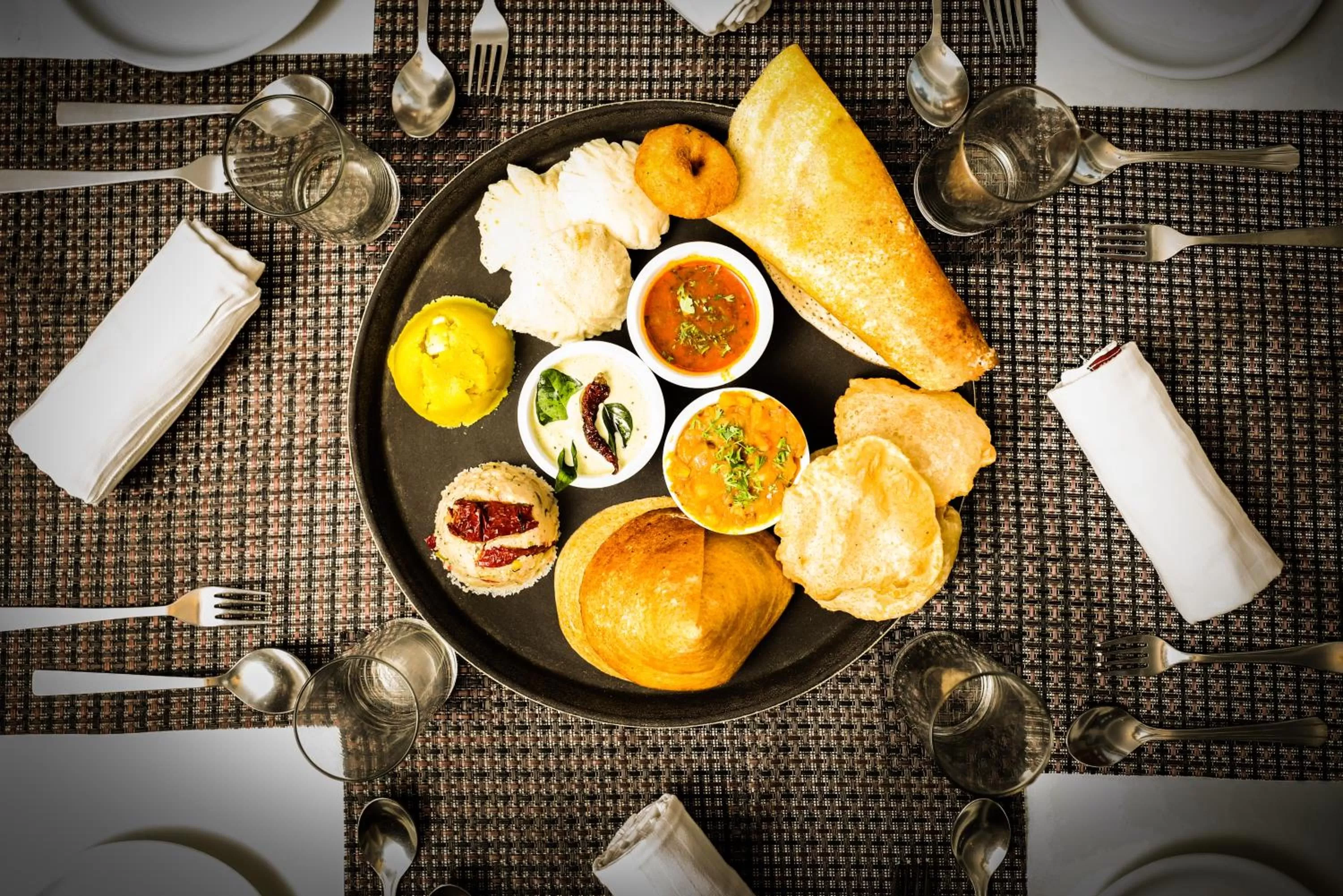 Breakfast in The Spectrum Resort - Chikmagalur