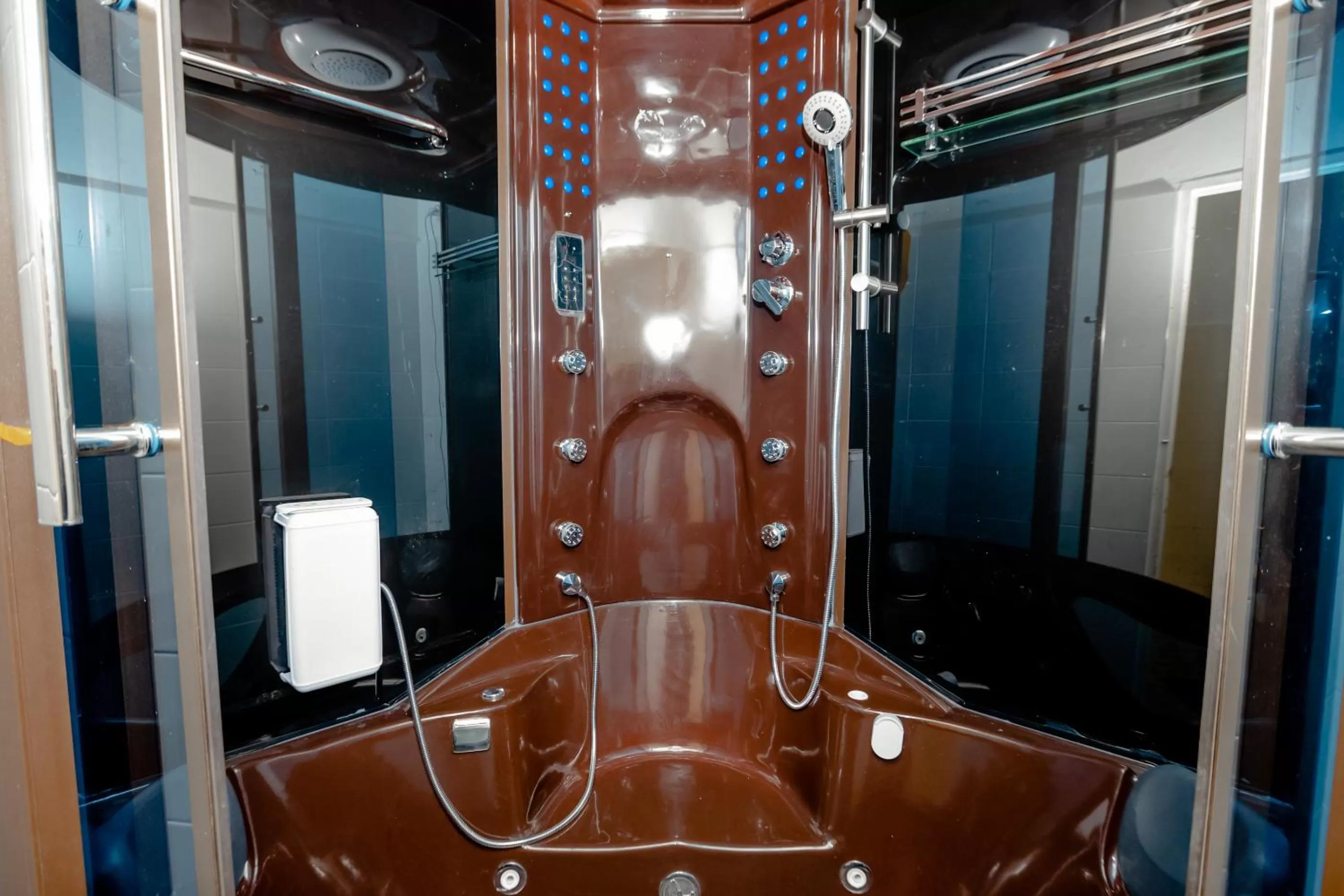 Shower in Hearty Center Motel