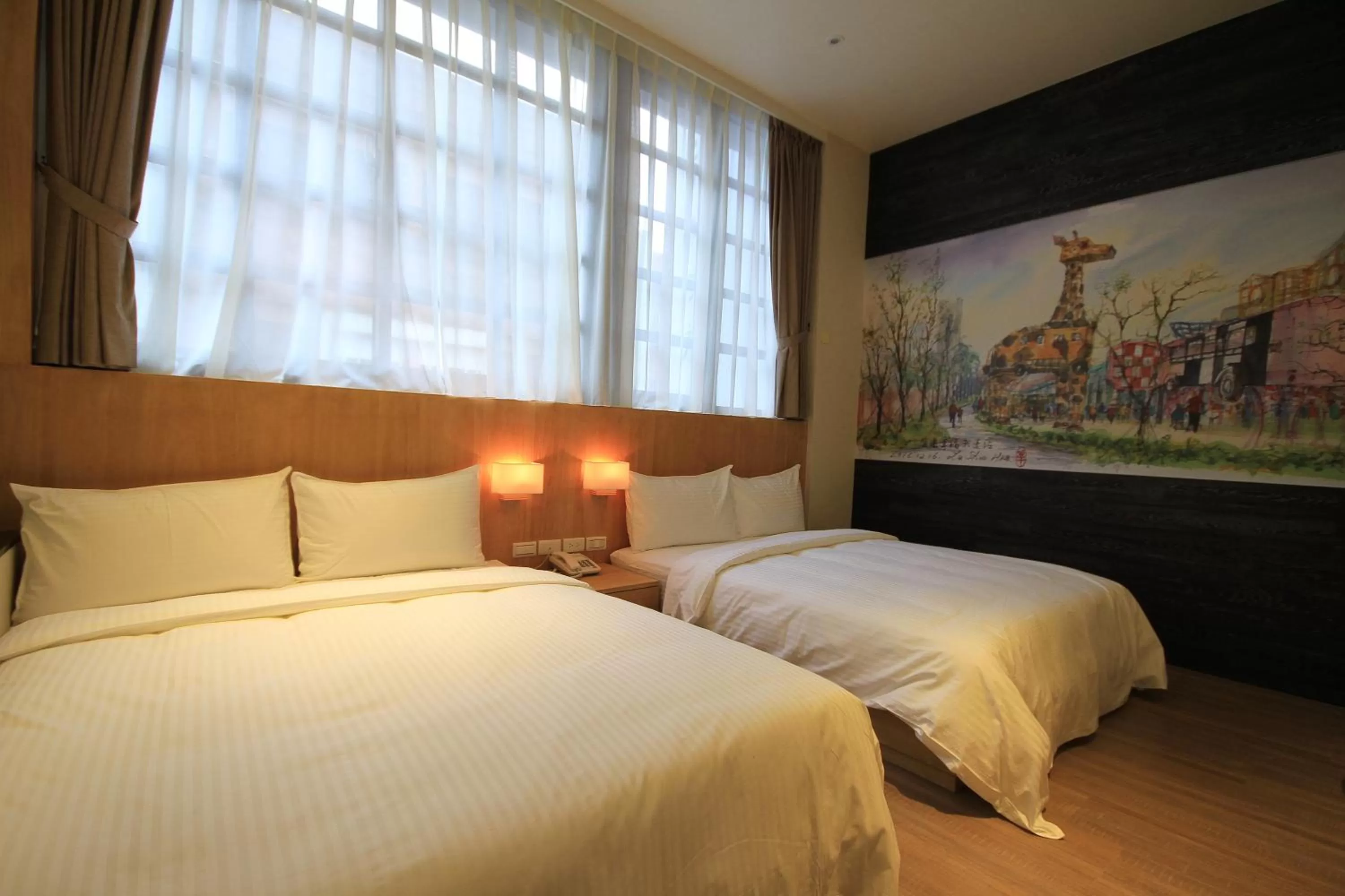 Photo of the whole room, Bed in Hangkhau Hotel