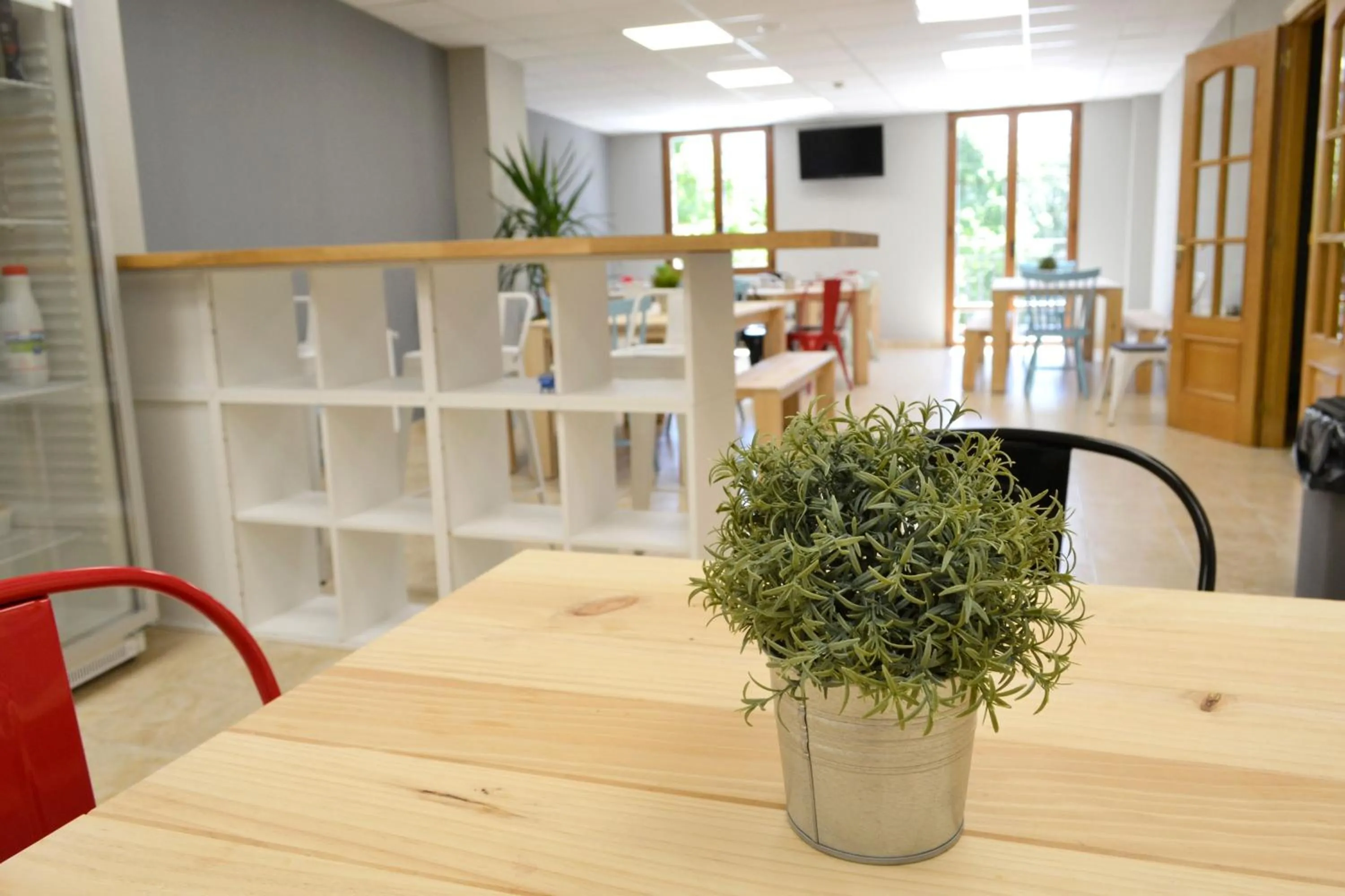 Communal lounge/ TV room in Alda Estella Hostel