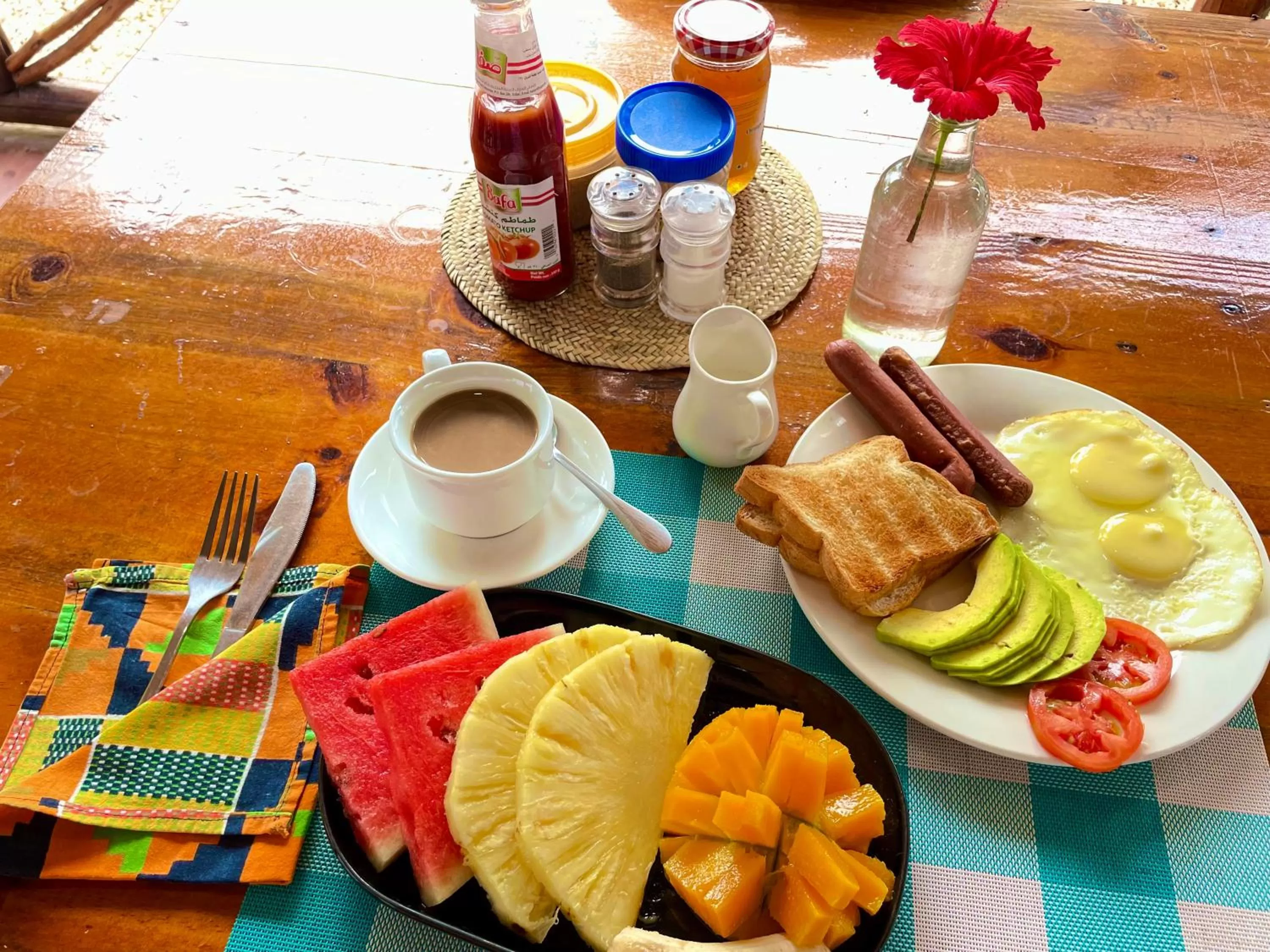 Breakfast in Kihori Nungwi
