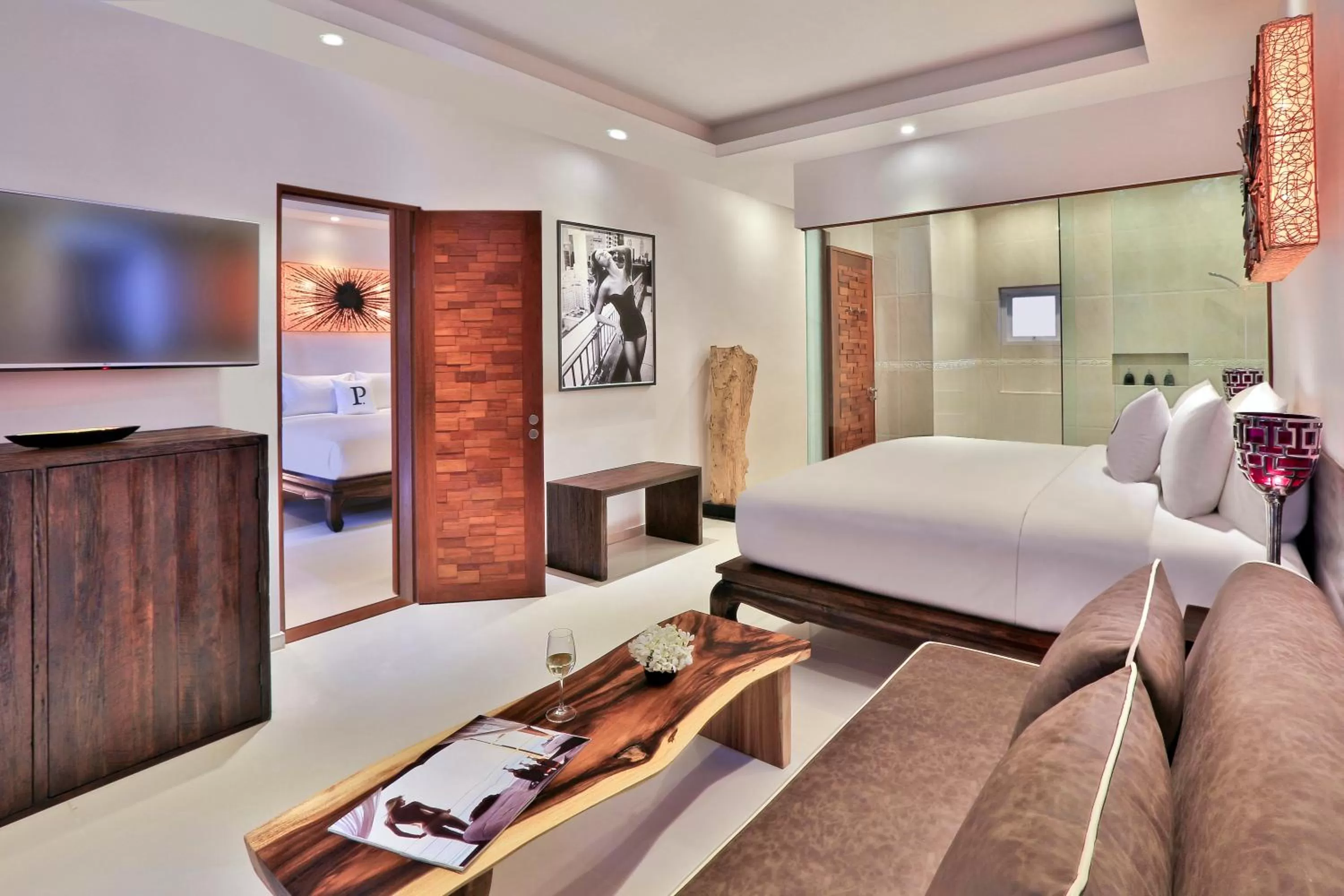 Bed in The Privilege Hotel Ezra Beach Club