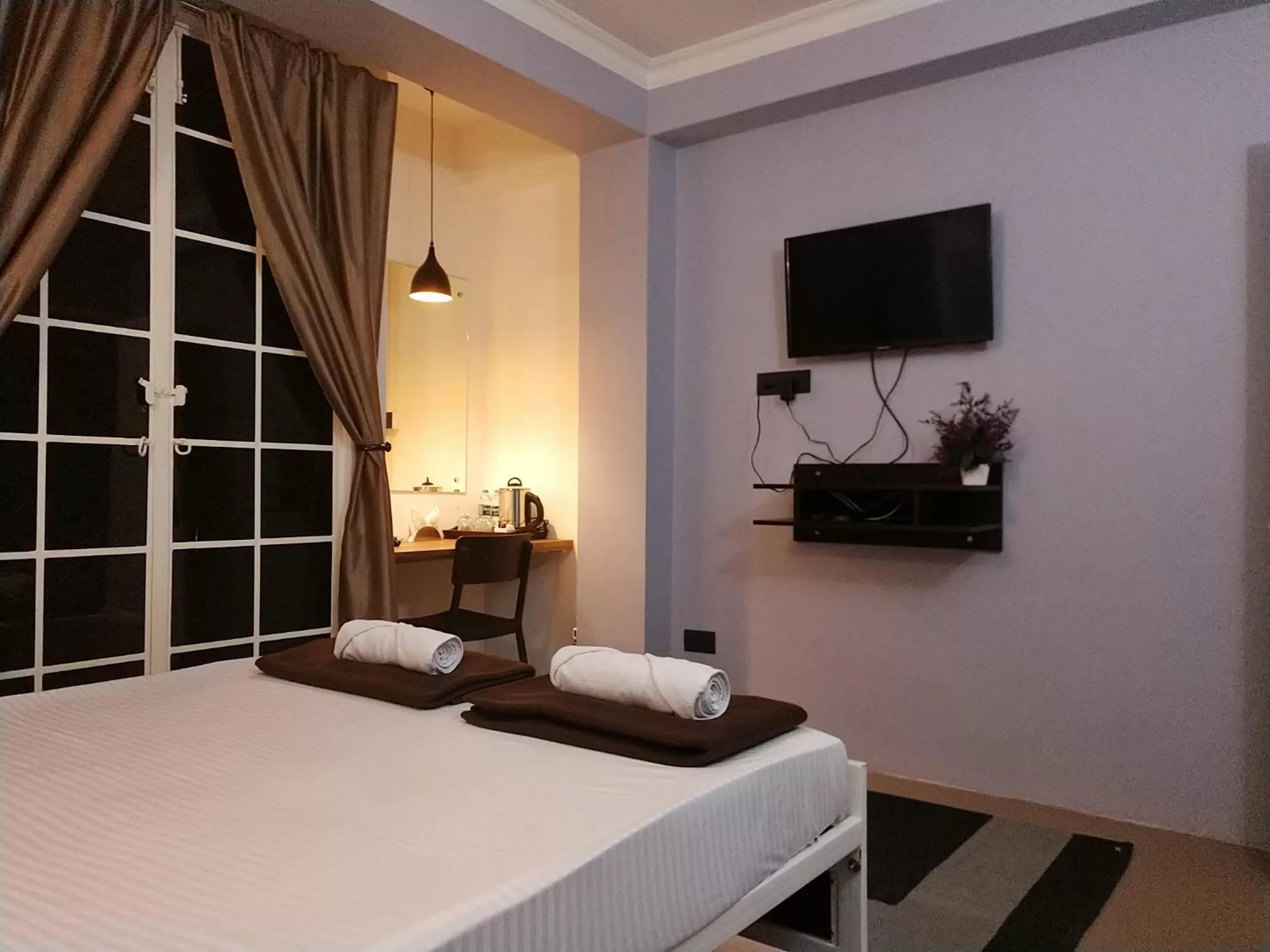 Bed in Rockski Boutique Bed & Breakfast