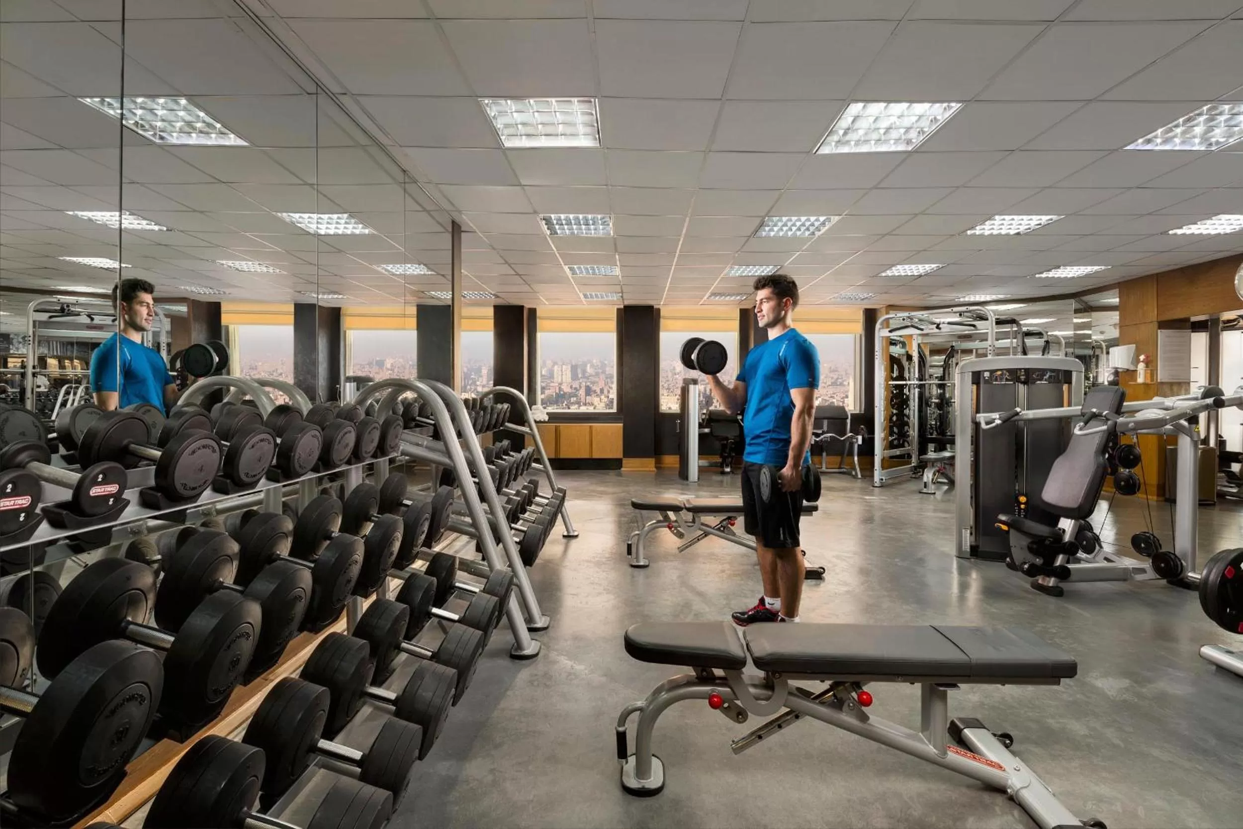 Fitness centre/facilities in Fairmont Nile City