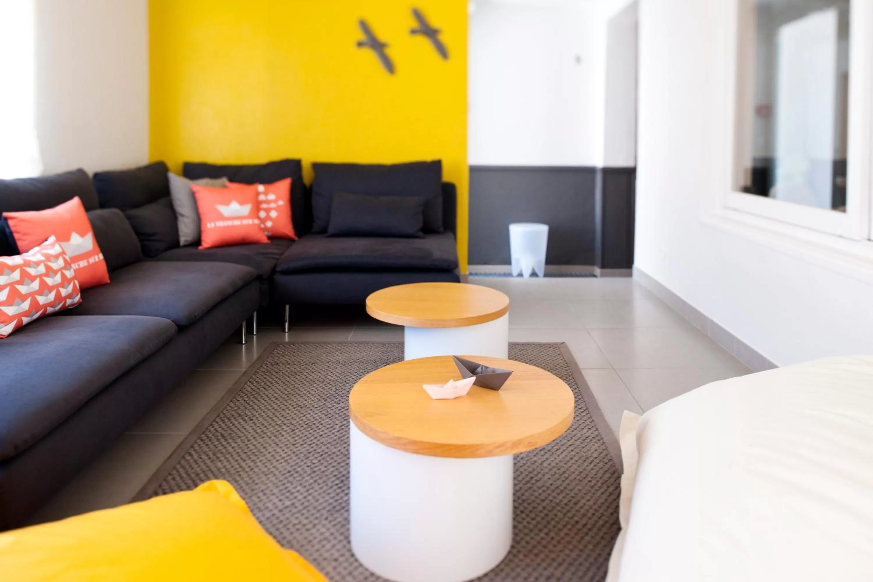 Living room in Hotel Les Dunes
