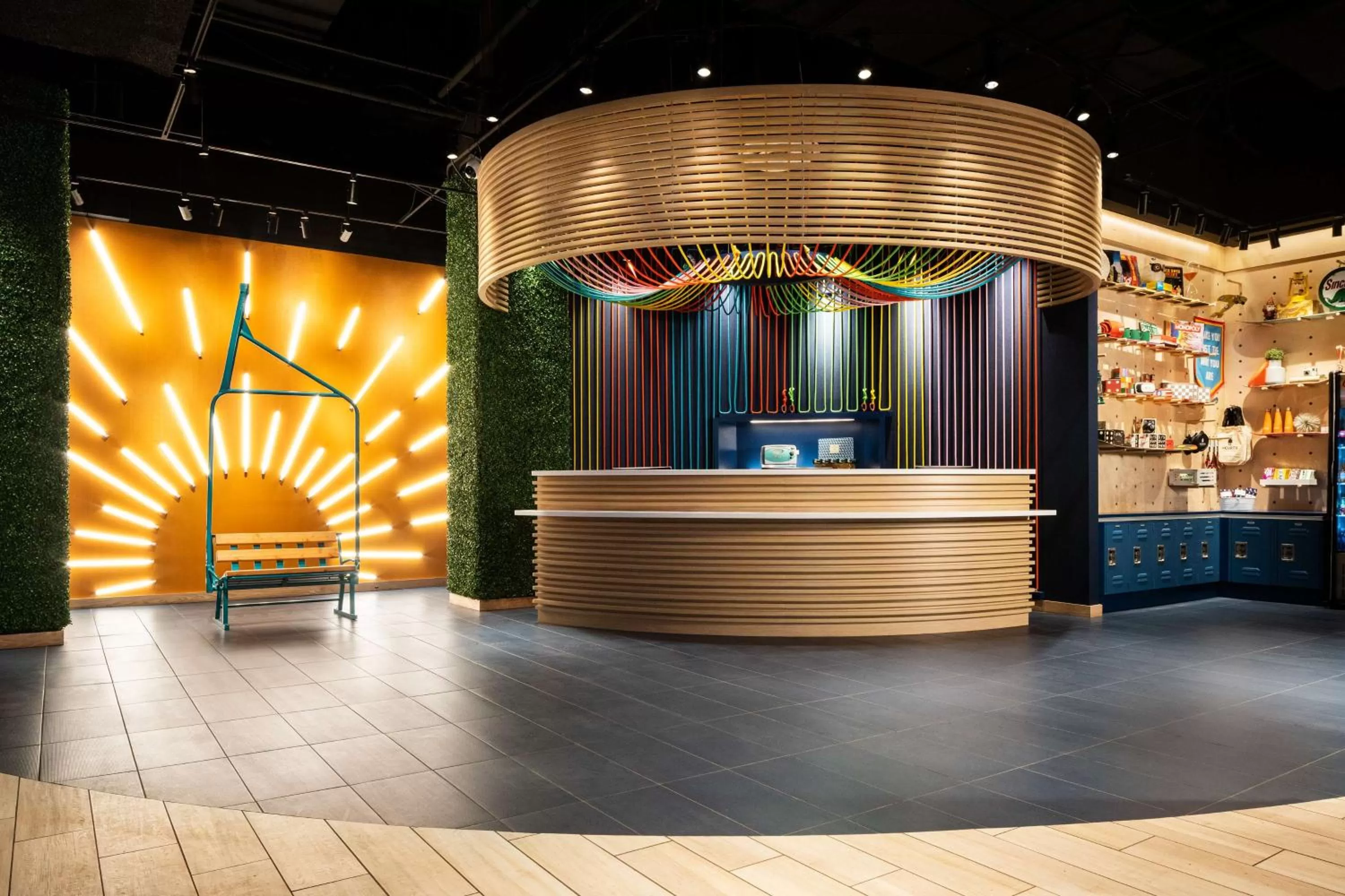 Lobby or reception in the Curtis Denver - A DoubleTree by Hilton Hotel