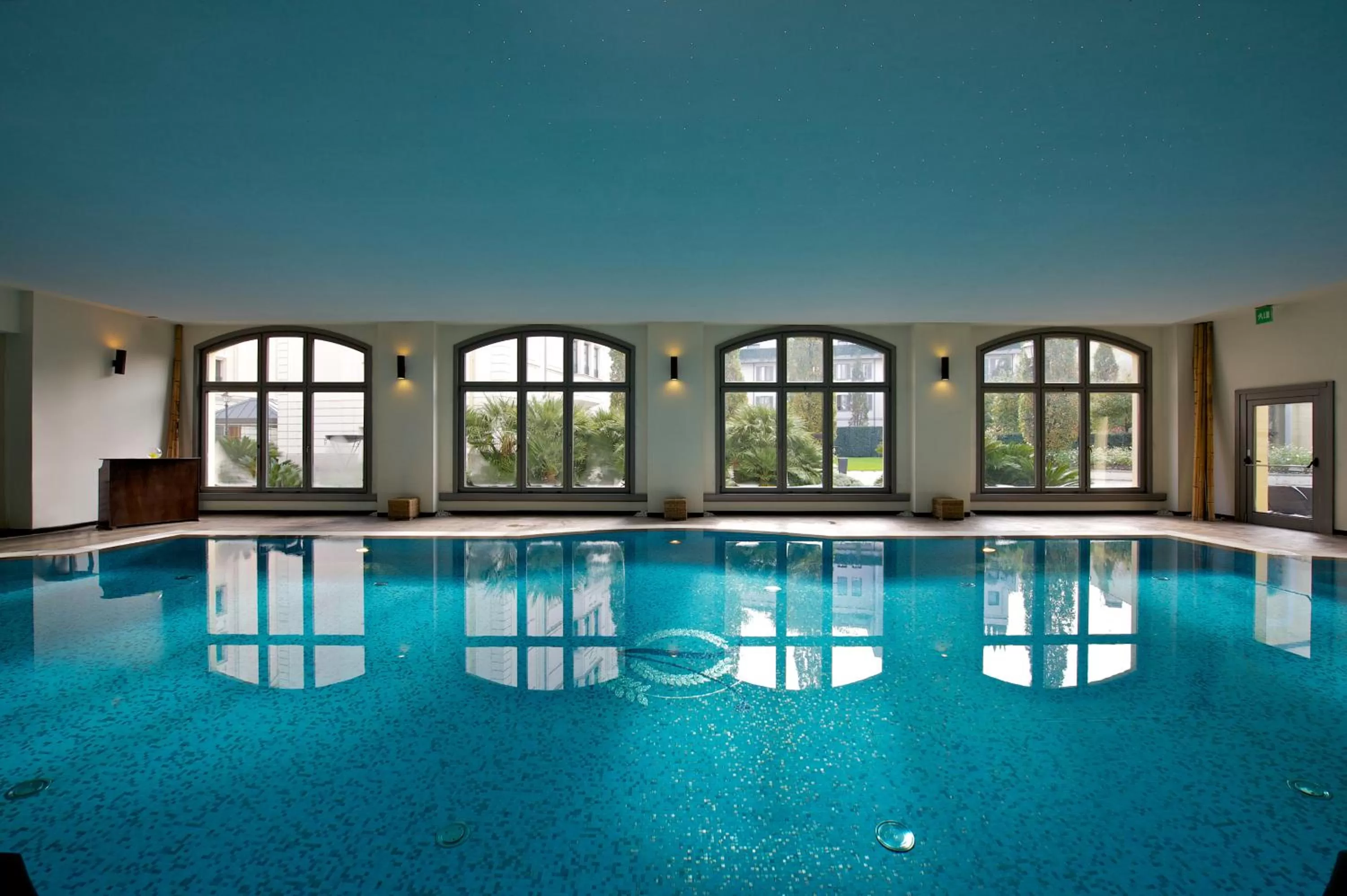Pool view in Grand Visconti Palace