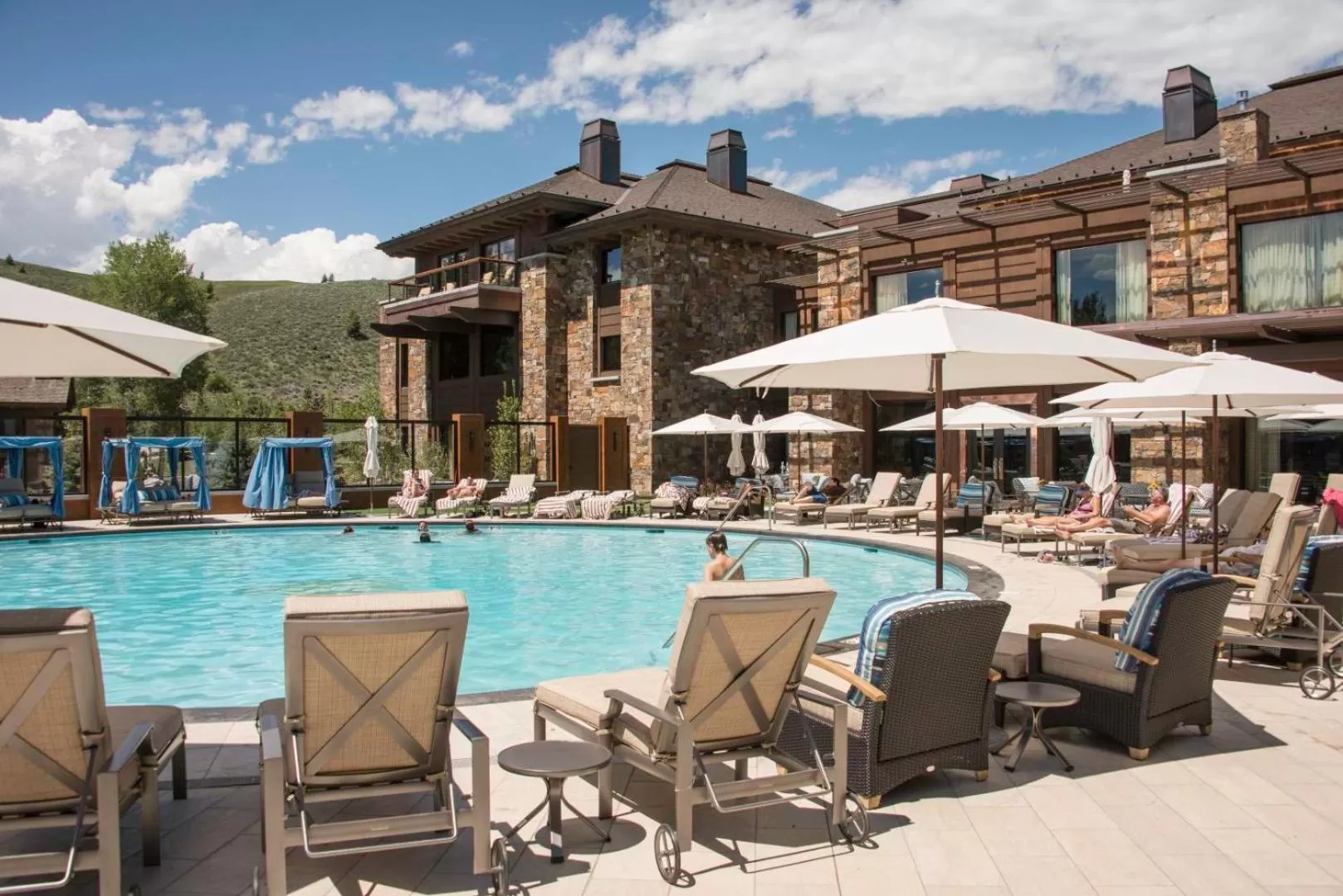 Swimming pool in Sun Valley Resort