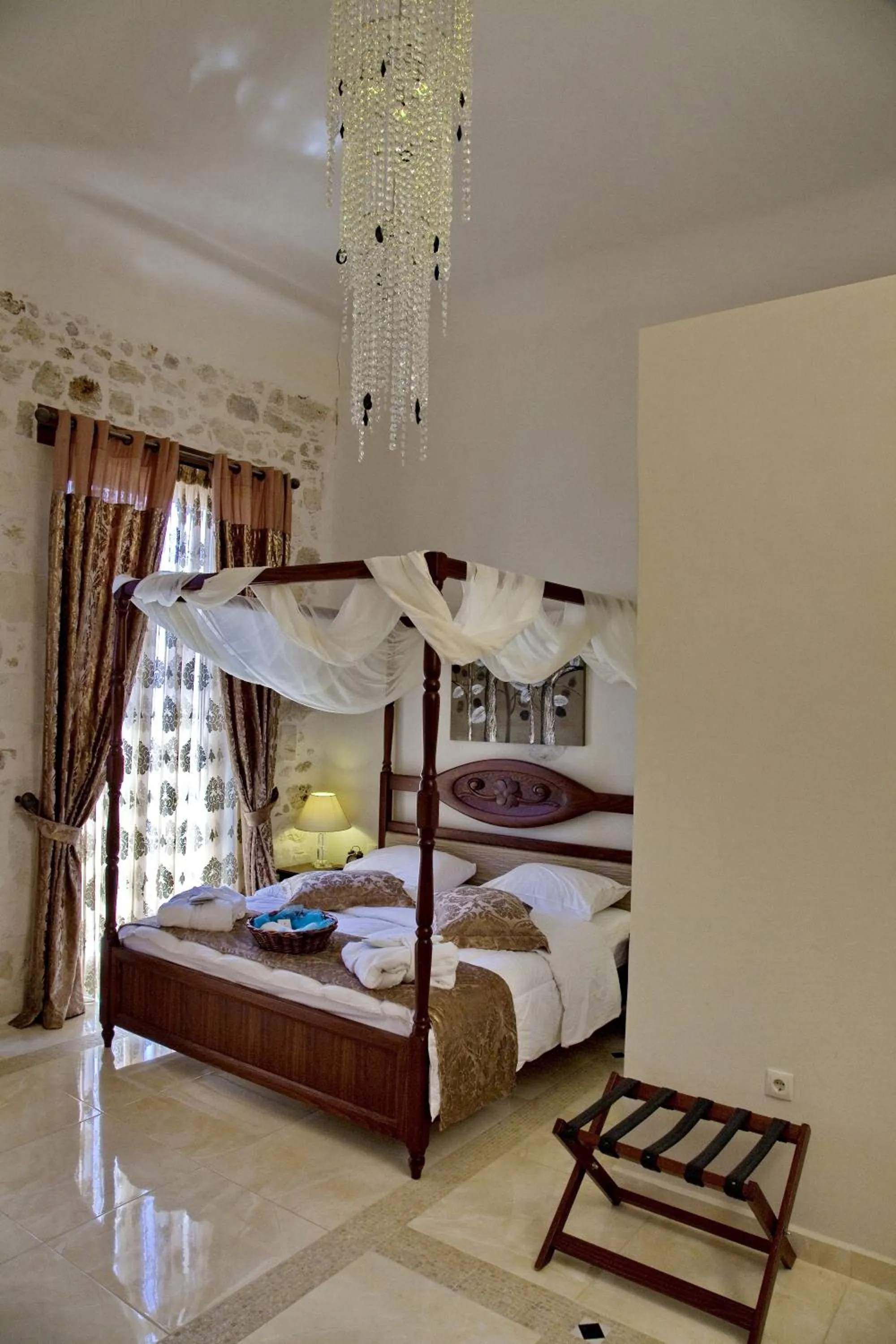 Bed in Antica Dimora Suites