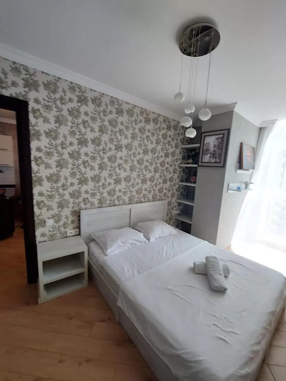 Bed in Orbi Lux Apartment