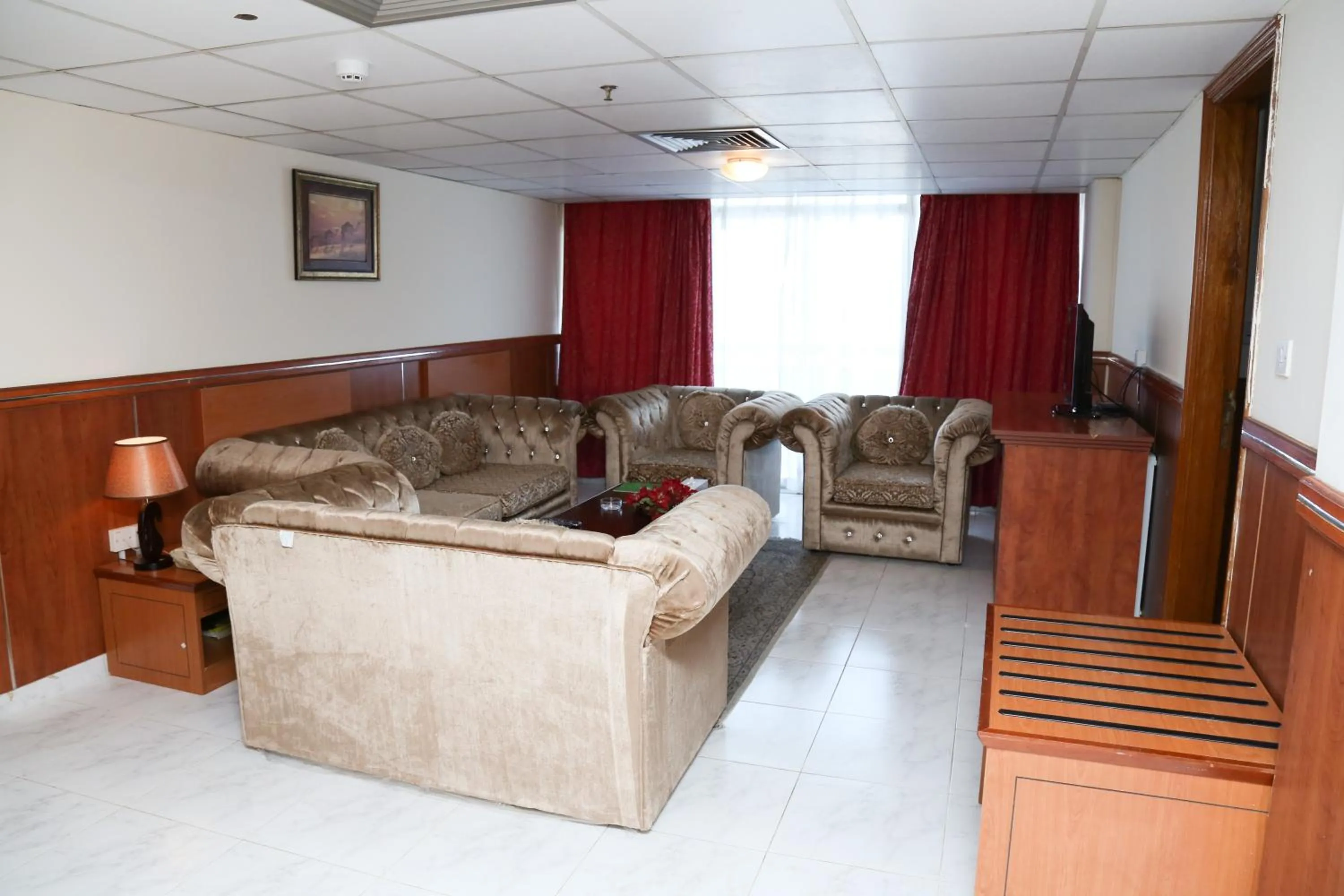 Seating area in Grand Nova Hotel