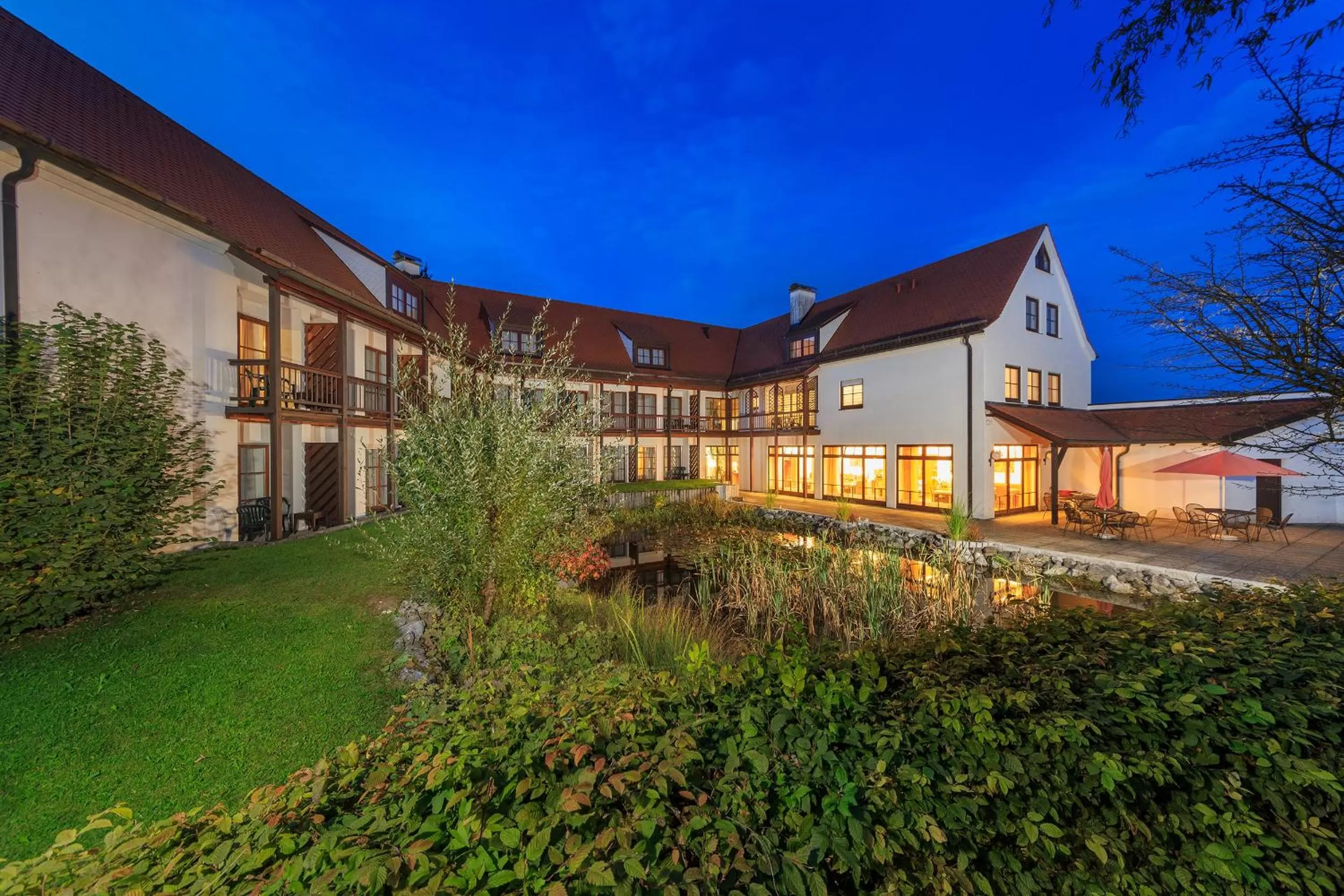 Patio in Hotel Garni Gästehaus am Mühlbach