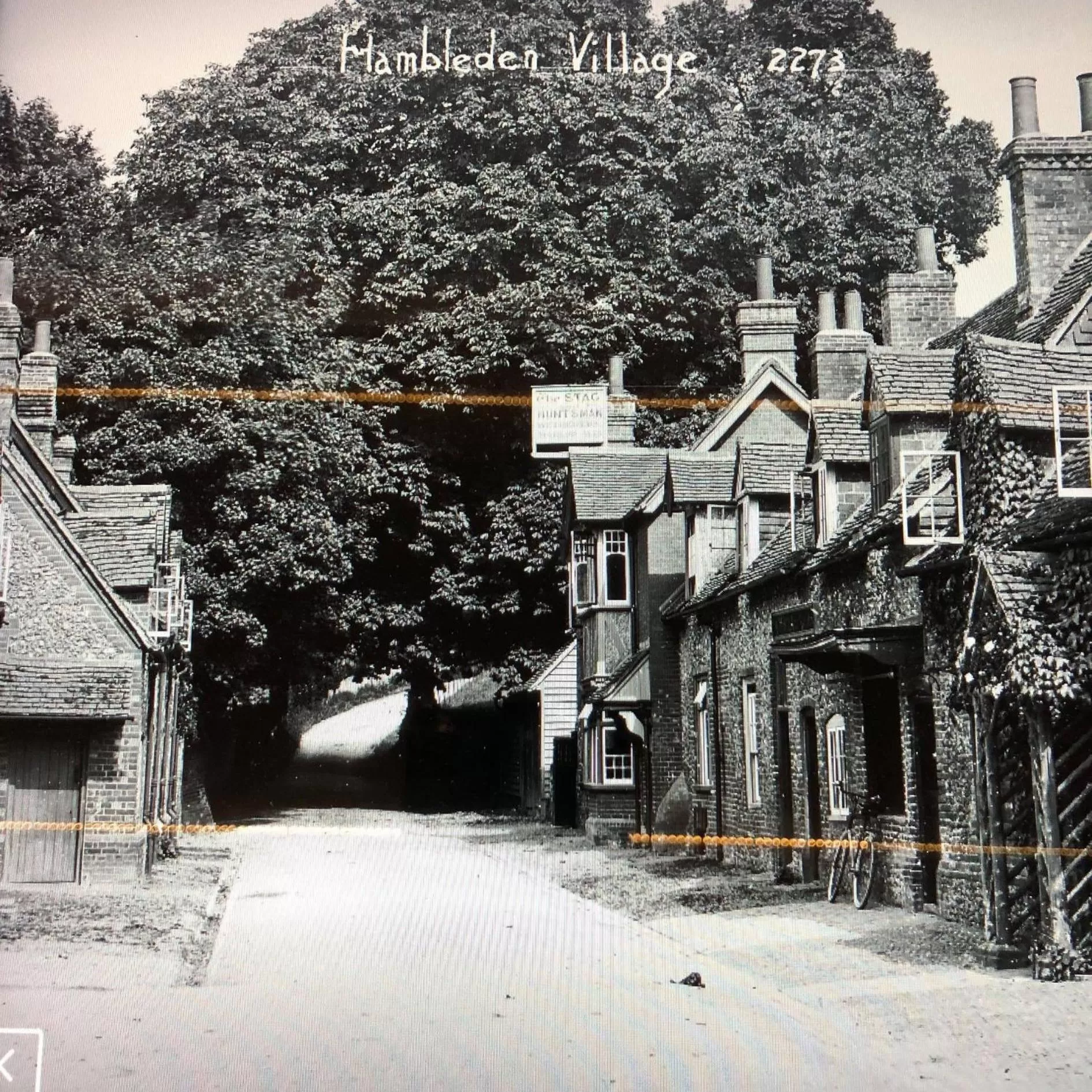 Winter in The Stag and Huntsman at Hambleden