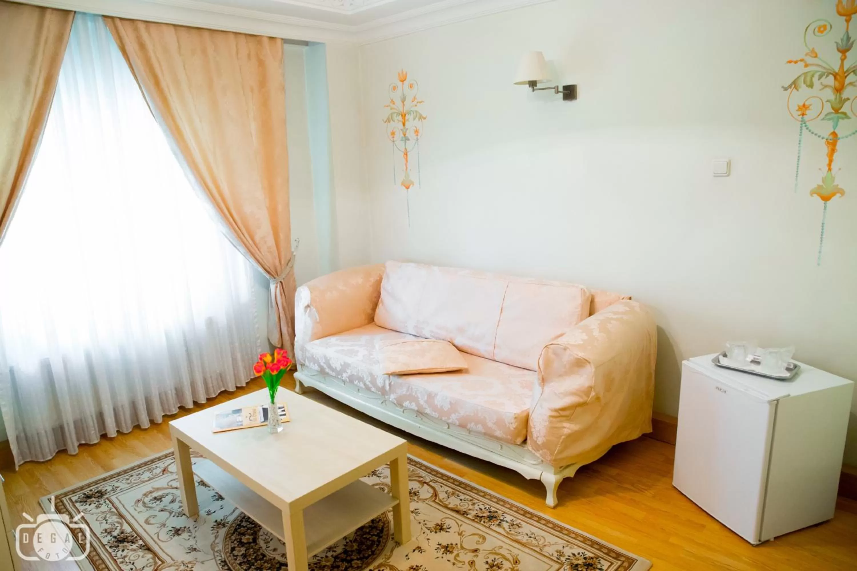 Seating area in Villa Tamara