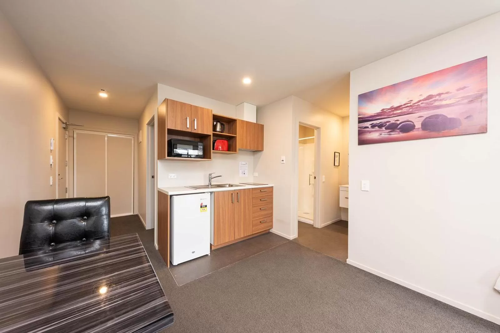 Kitchen or kitchenette in 311 Motel Riccarton