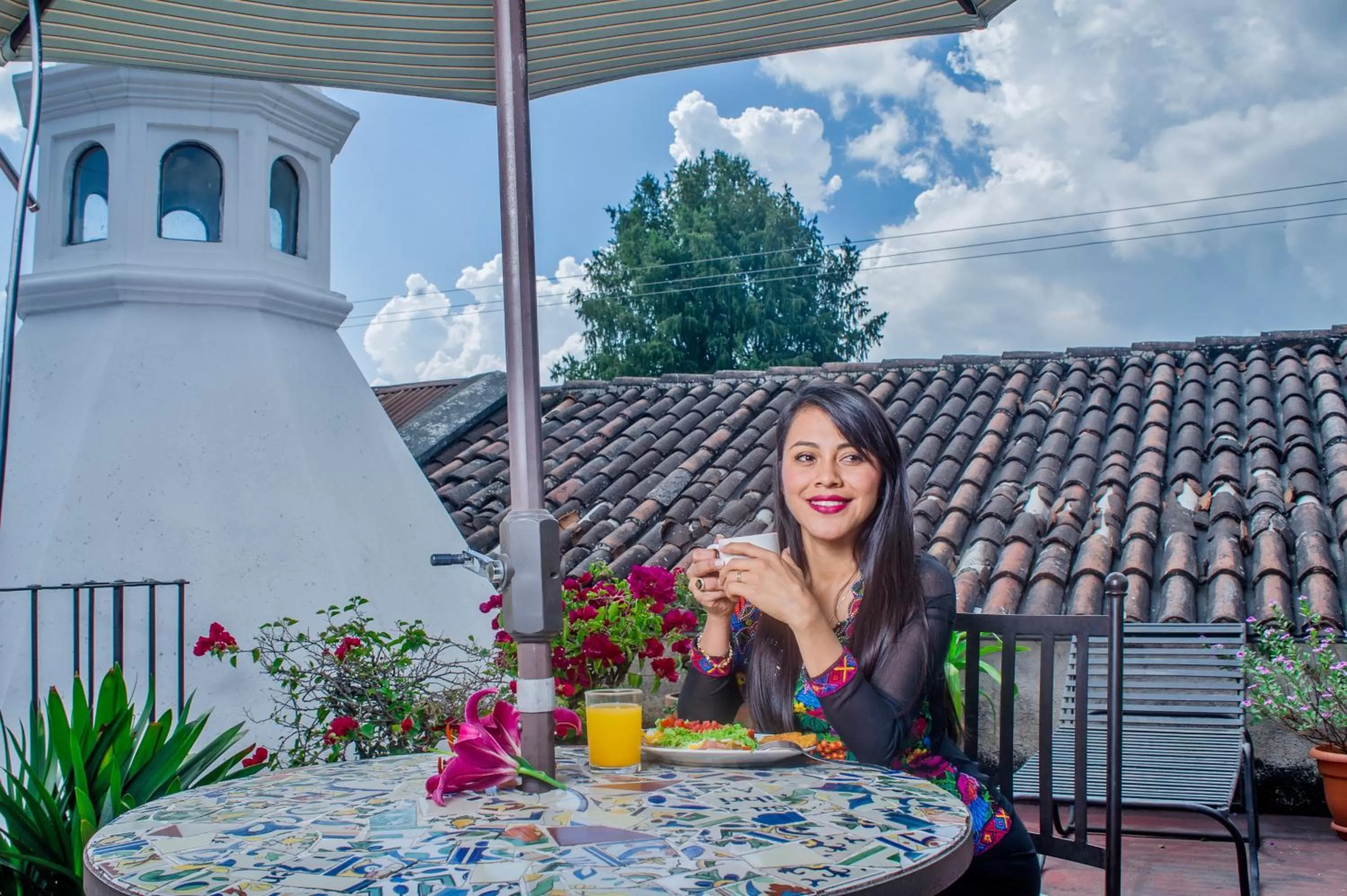 Balcony/Terrace in Hotel Meson del Valle by AHS